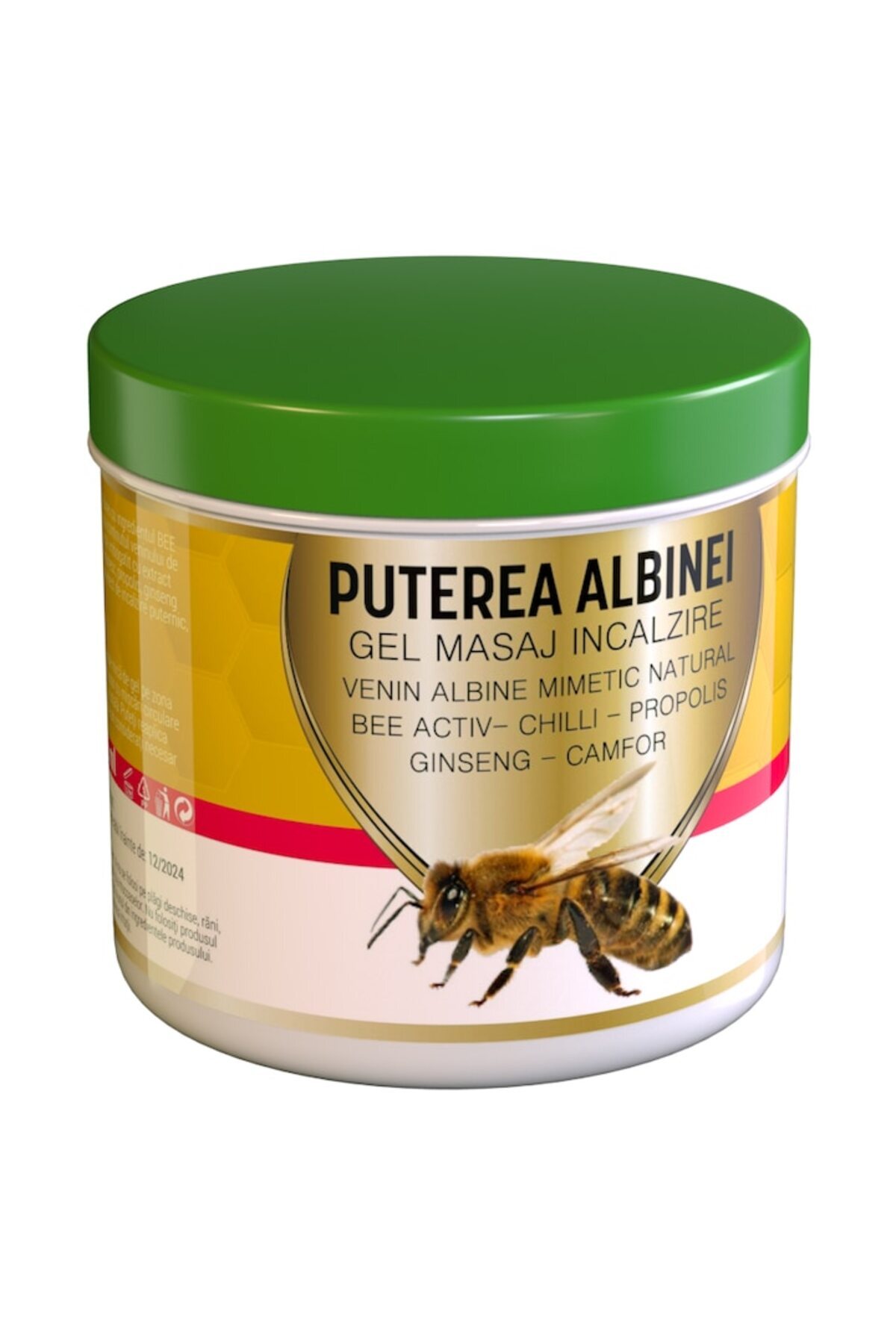 OEM Gel masaj Puterea albinei, venin albine mimetic natural, chilli, propolis, ginseng si camfor