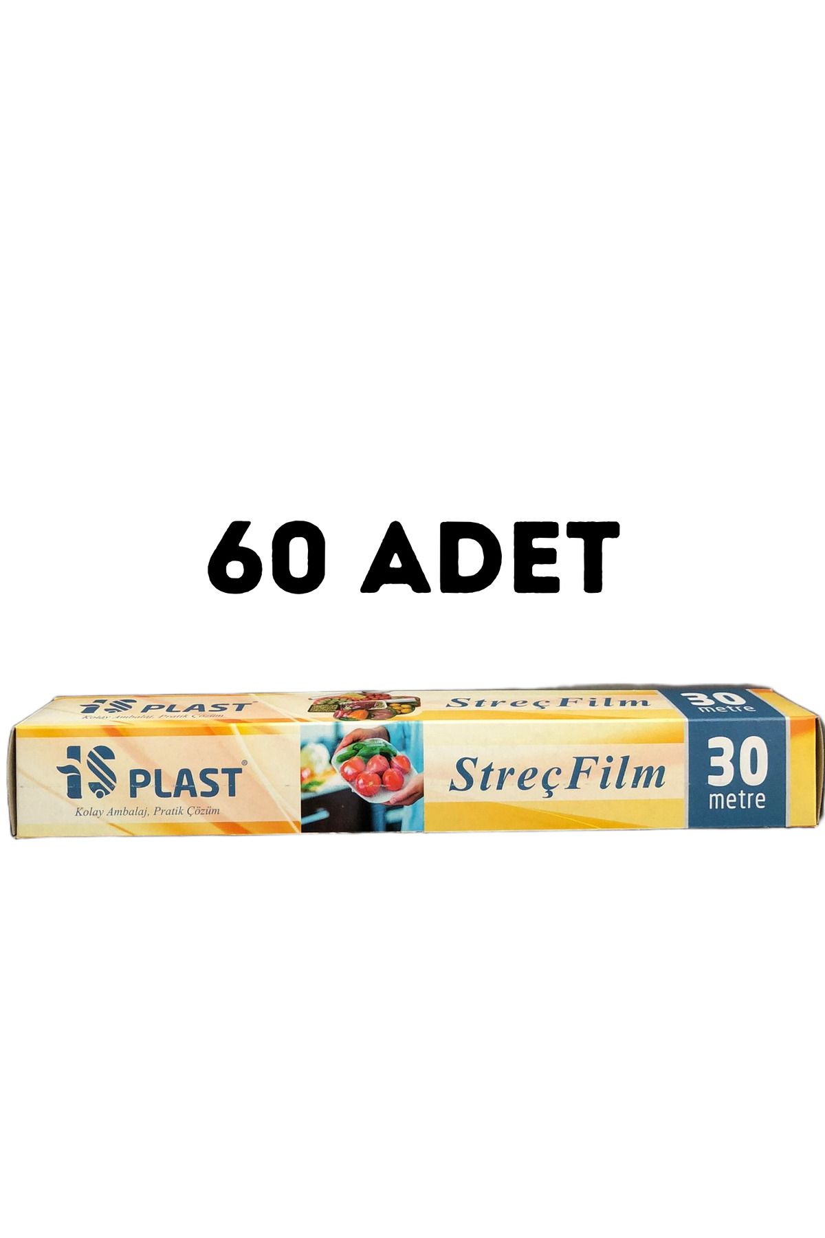 Home 30X30 Gıda Streç Film 60'Lı Paket – Yüksek Kalite, Dayanıklı ve Pratik Kullanım