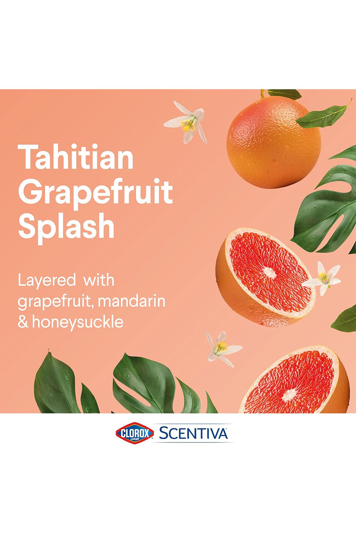 Clorox-Scentiva Tahitian Grapefruit Splash Disinfecting Wipes 75 Pcs Bleach-free Disinfecting Wet Wipes 4