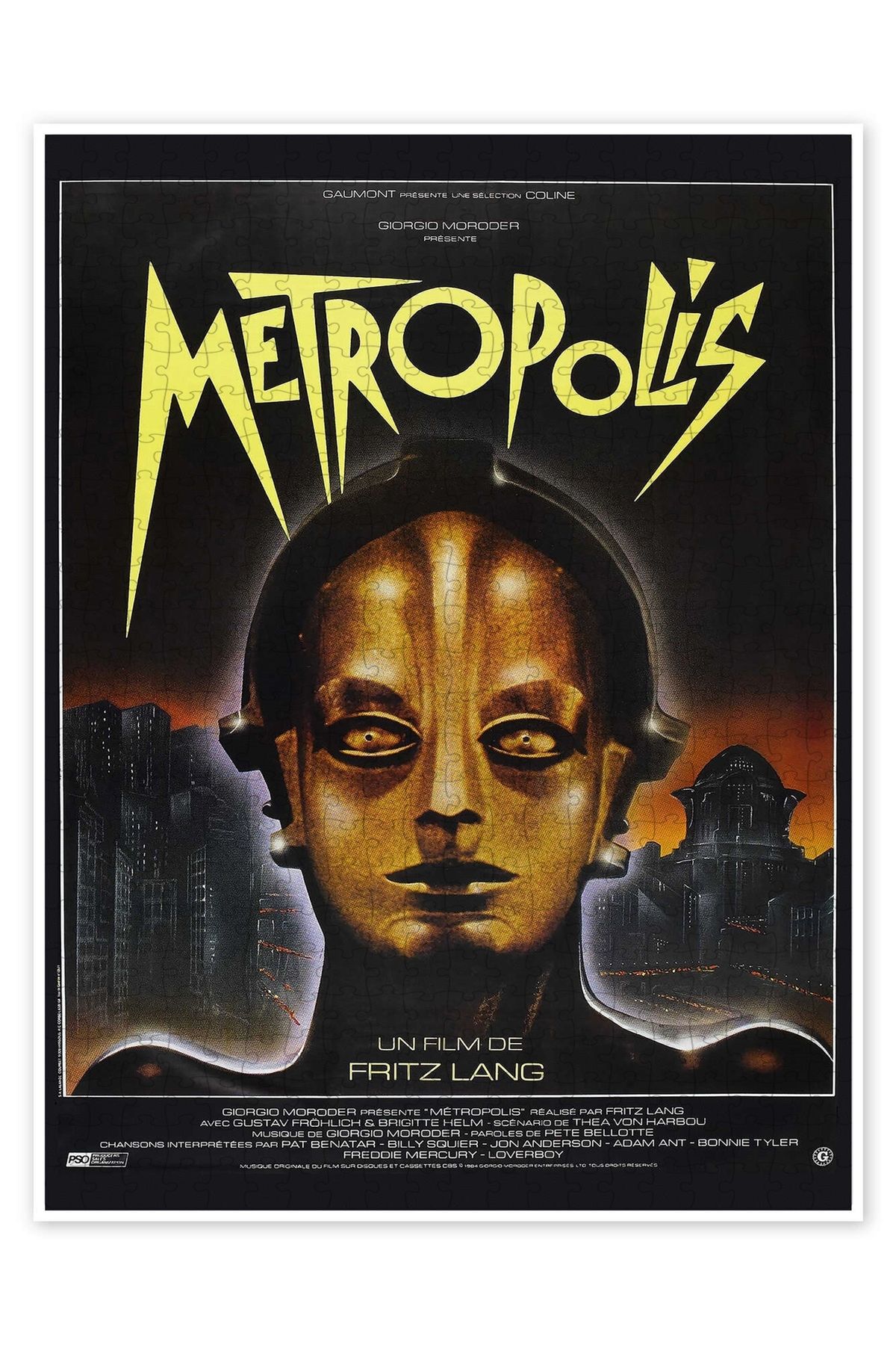 Jeronkarji Metropolis III 500 Parça Puzzle Yapboz Klasik Film Temalı