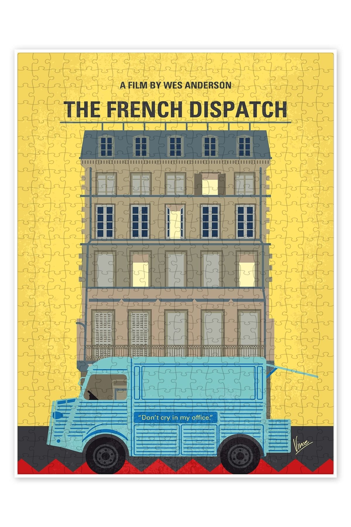 Jeronkarji Fransız Dispatch 500 Parça Puzzle Yapboz Klasik Film Temalı