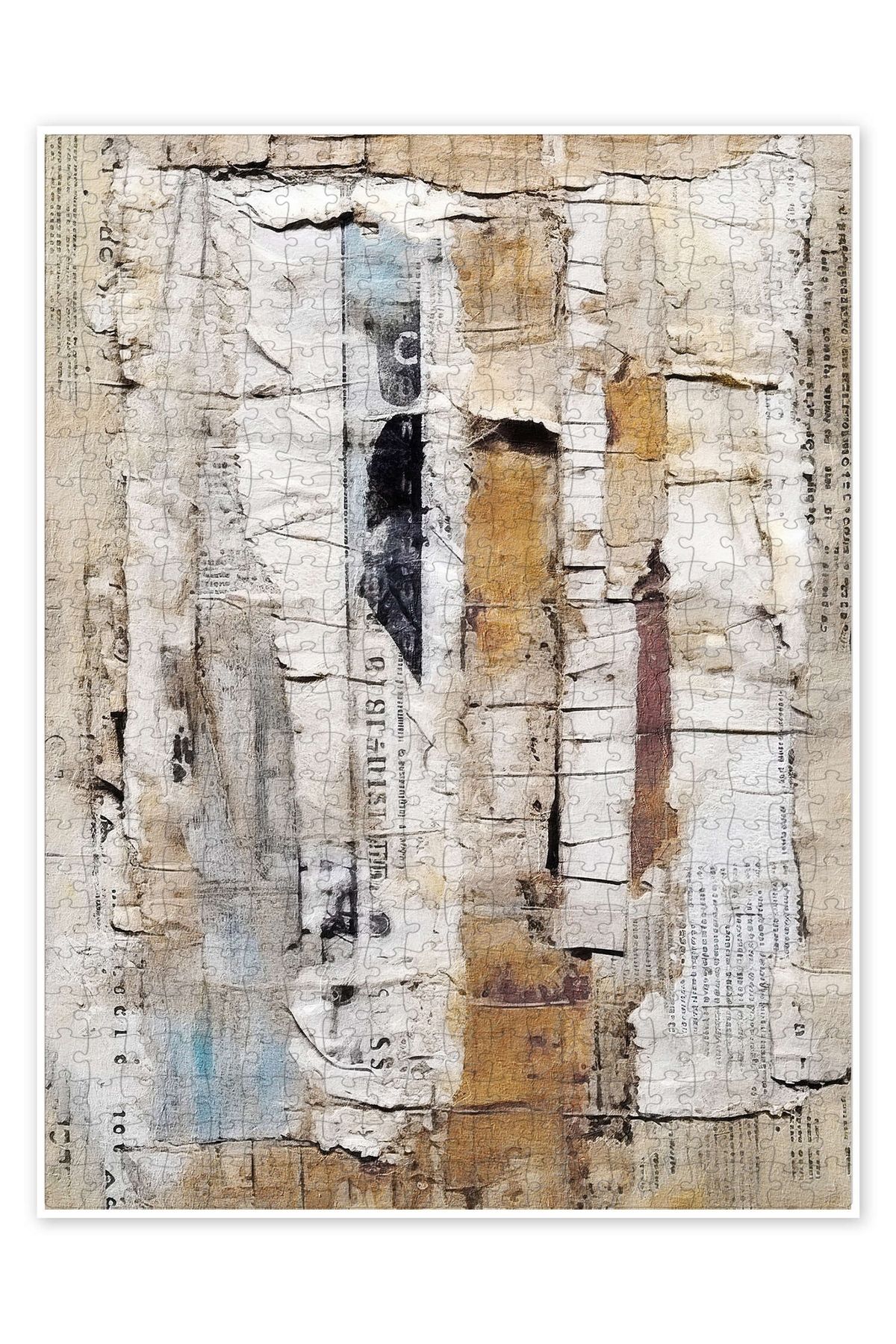 Jeronkarji Scrappy Abstract III 500 Parça Puzzle Yapboz Bohem Soyut Sanat Temalı