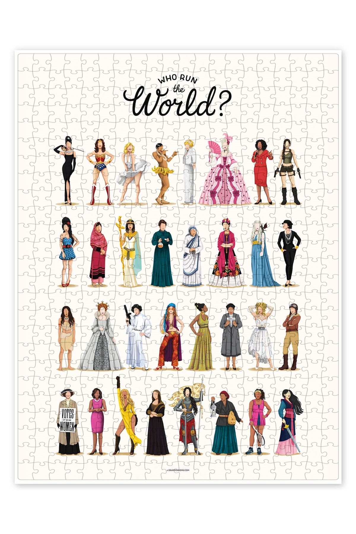 Jeronkarji Dünyayı Kim Yönetiyor? 500 Parça Puzzle Yapboz Klasik Film Temalı