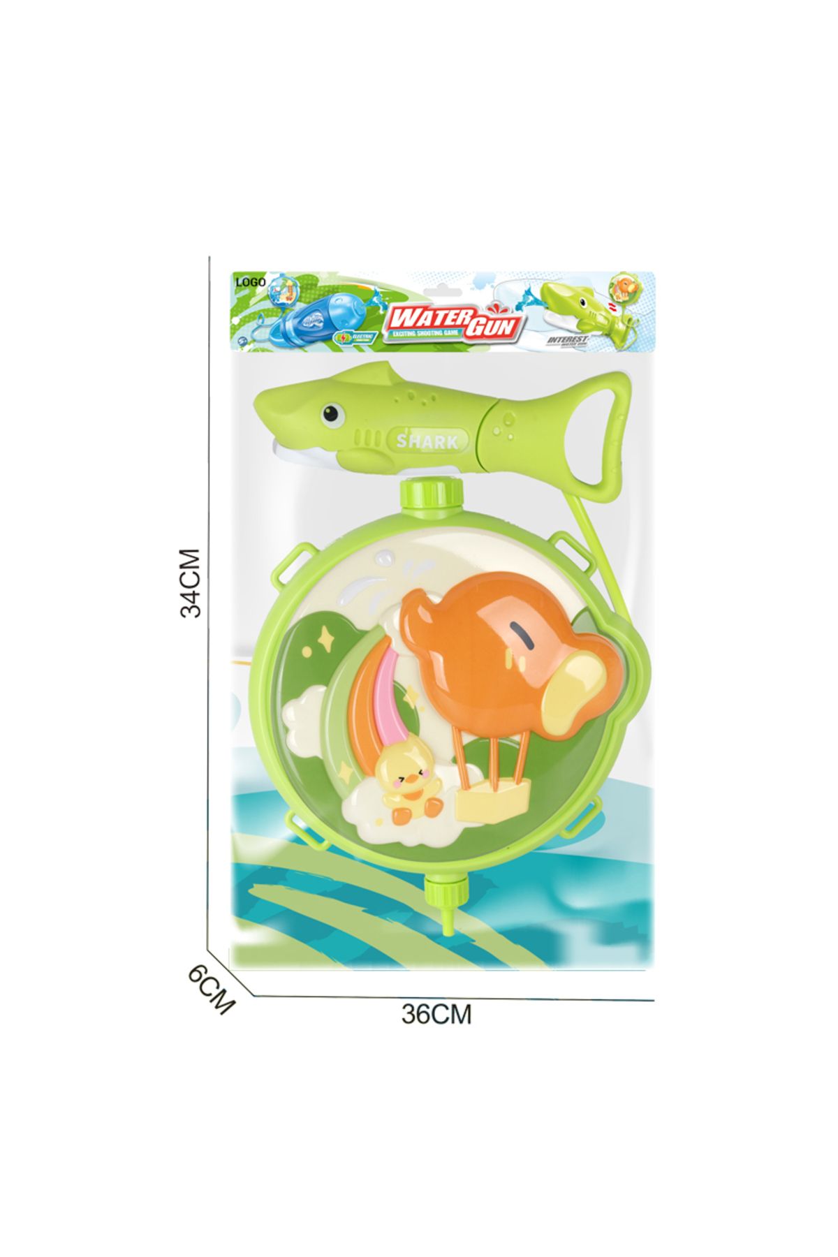 Gepettoys Outdoor Activity Animal Water Gun Geniş Hazneli Su Tabancası
