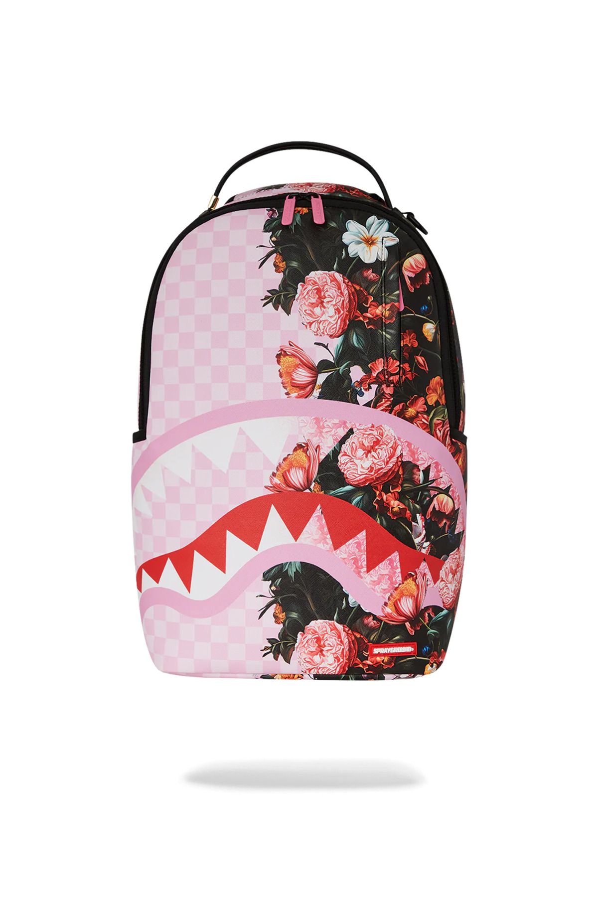Sprayground Jardin de Flores Sırt Çantası, Laptop Bölmeli, Suya Dayanıklı Vegan Deri