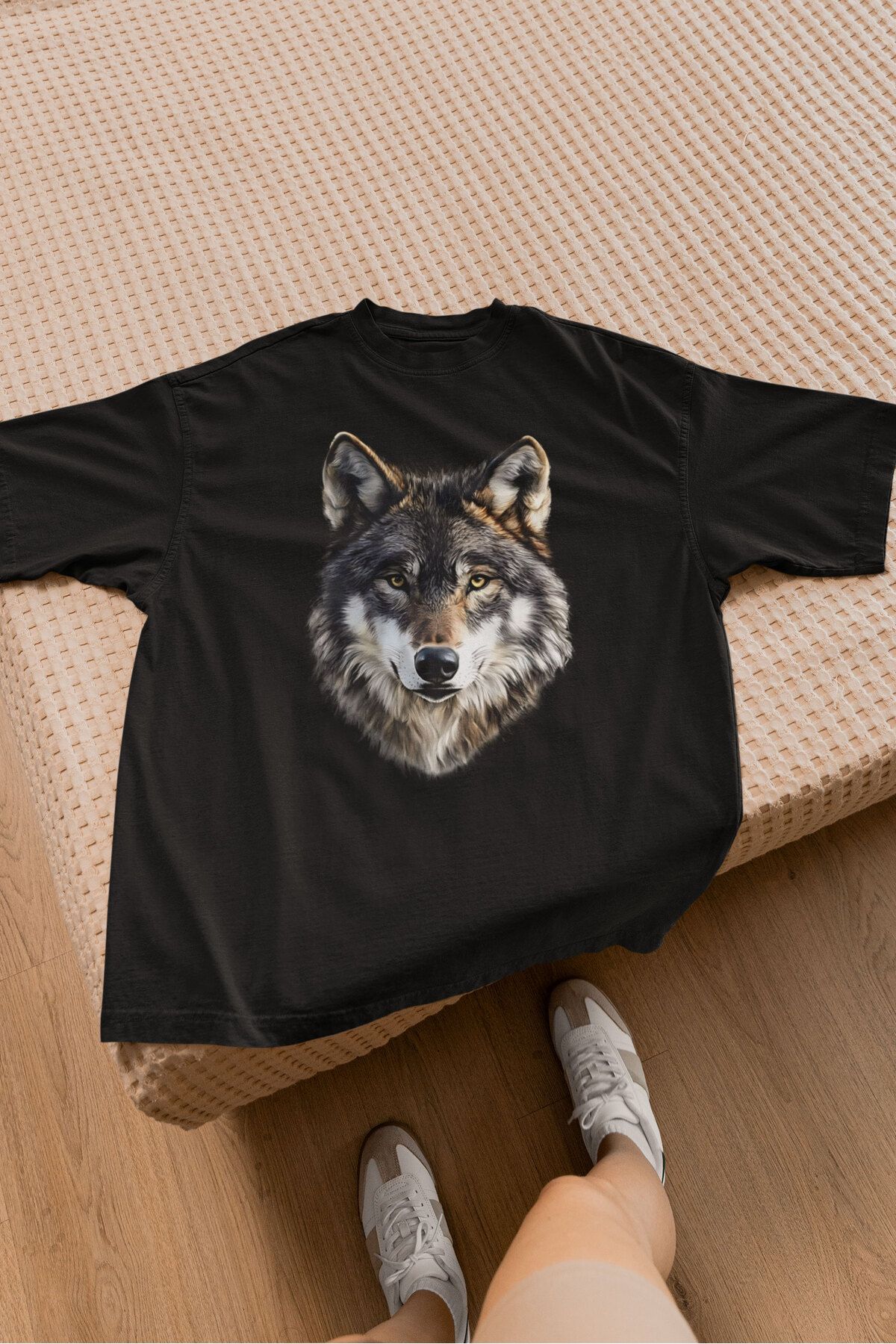 srcmarket Kurt Temalı, Alakurt Baskılı Unisex Tshirt
