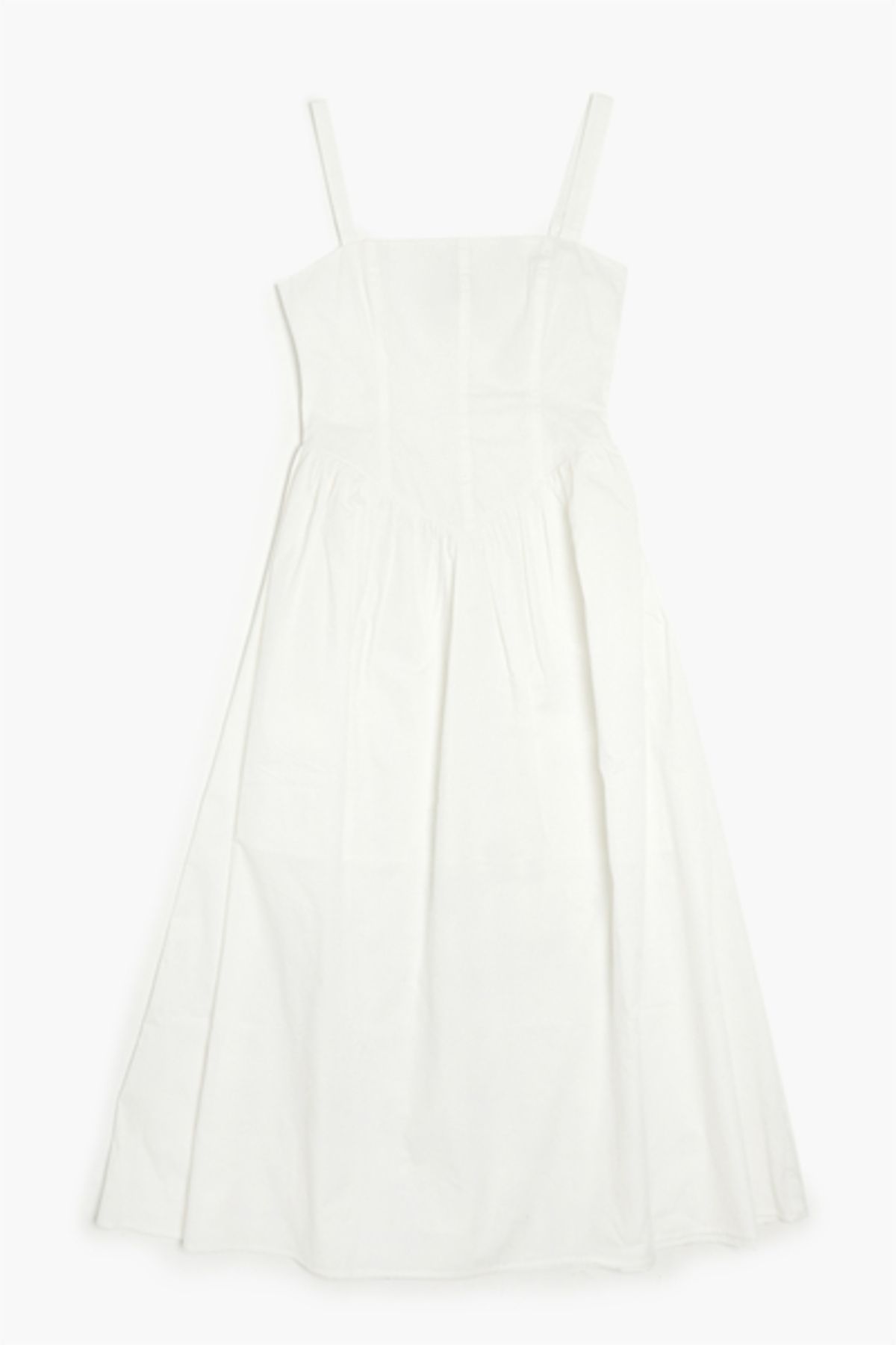 Forever 21 Poplin Midi Elbise