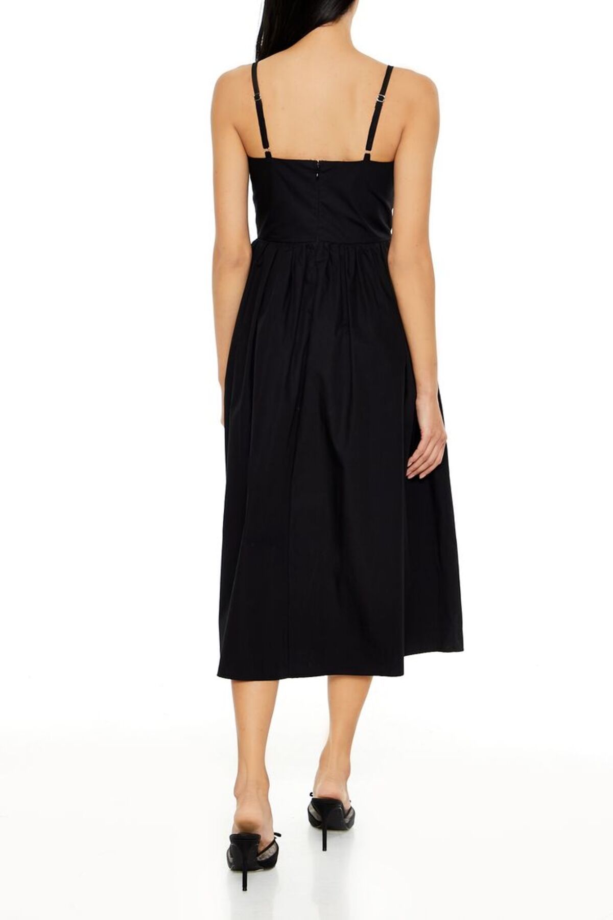 Forever 21 Kalp Yaka Midi Elbise