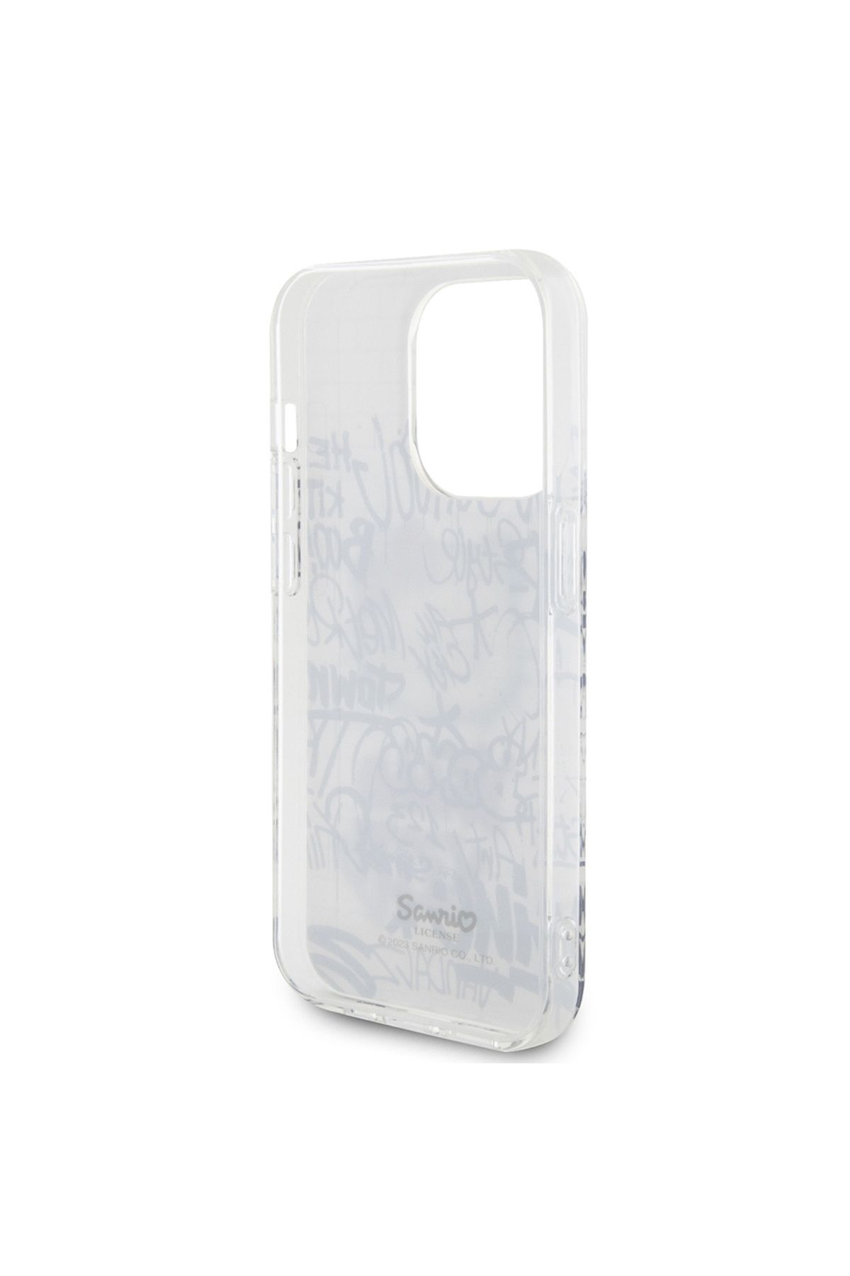 Hello Kitty-Case for iPhone 14 Pro - Hello Kitty Hardcase IML Kitty On Bricks Graffiti (HKHCP14LHDGPHT) - White 6
