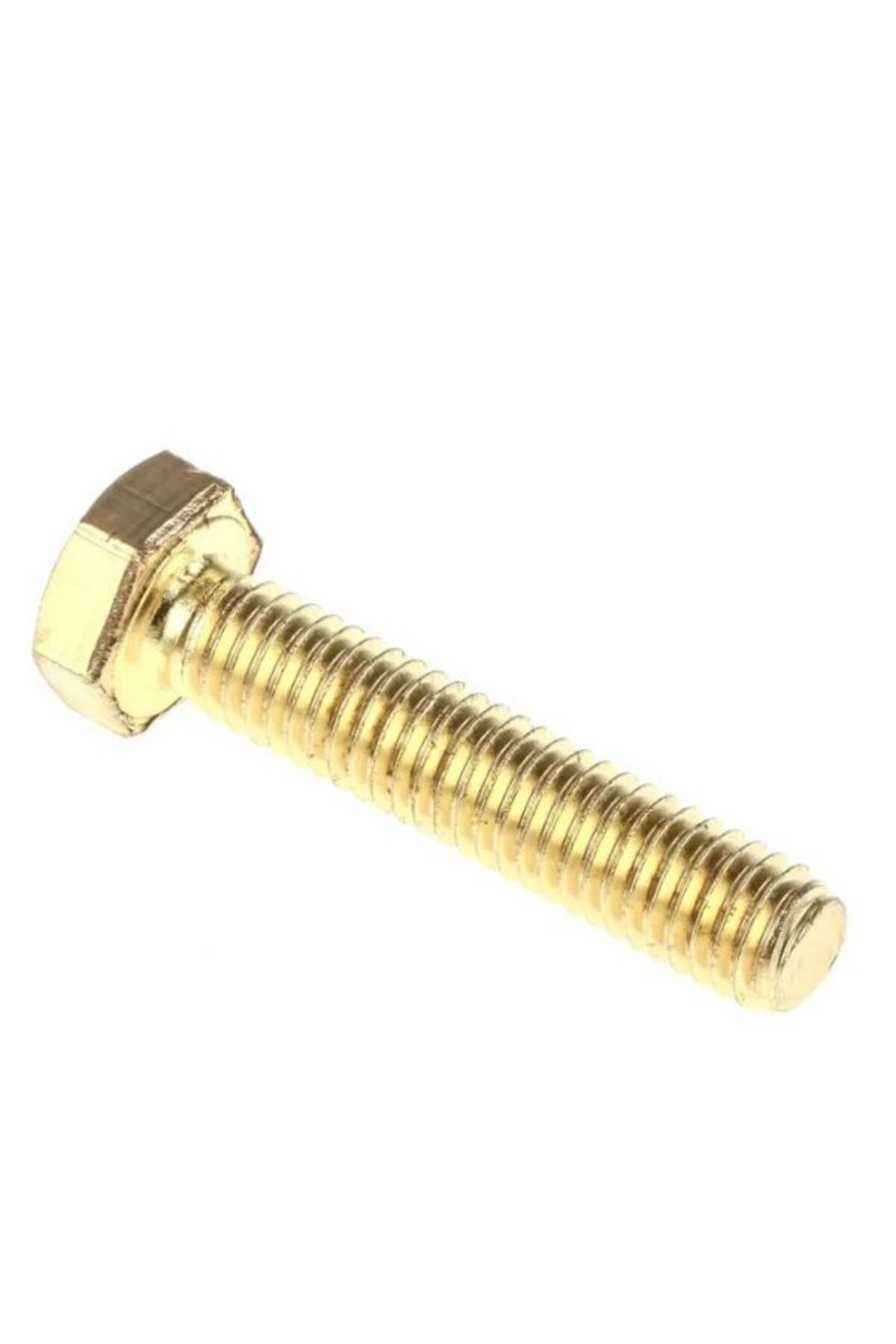 HIRDAVATADAM Yarım Diş AKB M16x90 Sarı Galvanizli Civata 8.8 kalite (10Ad)