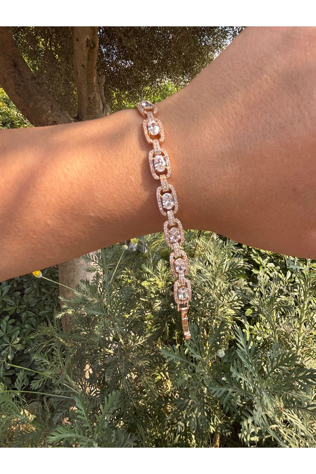 Steel Fashion İstanbul Rodyum Bileklik Rose