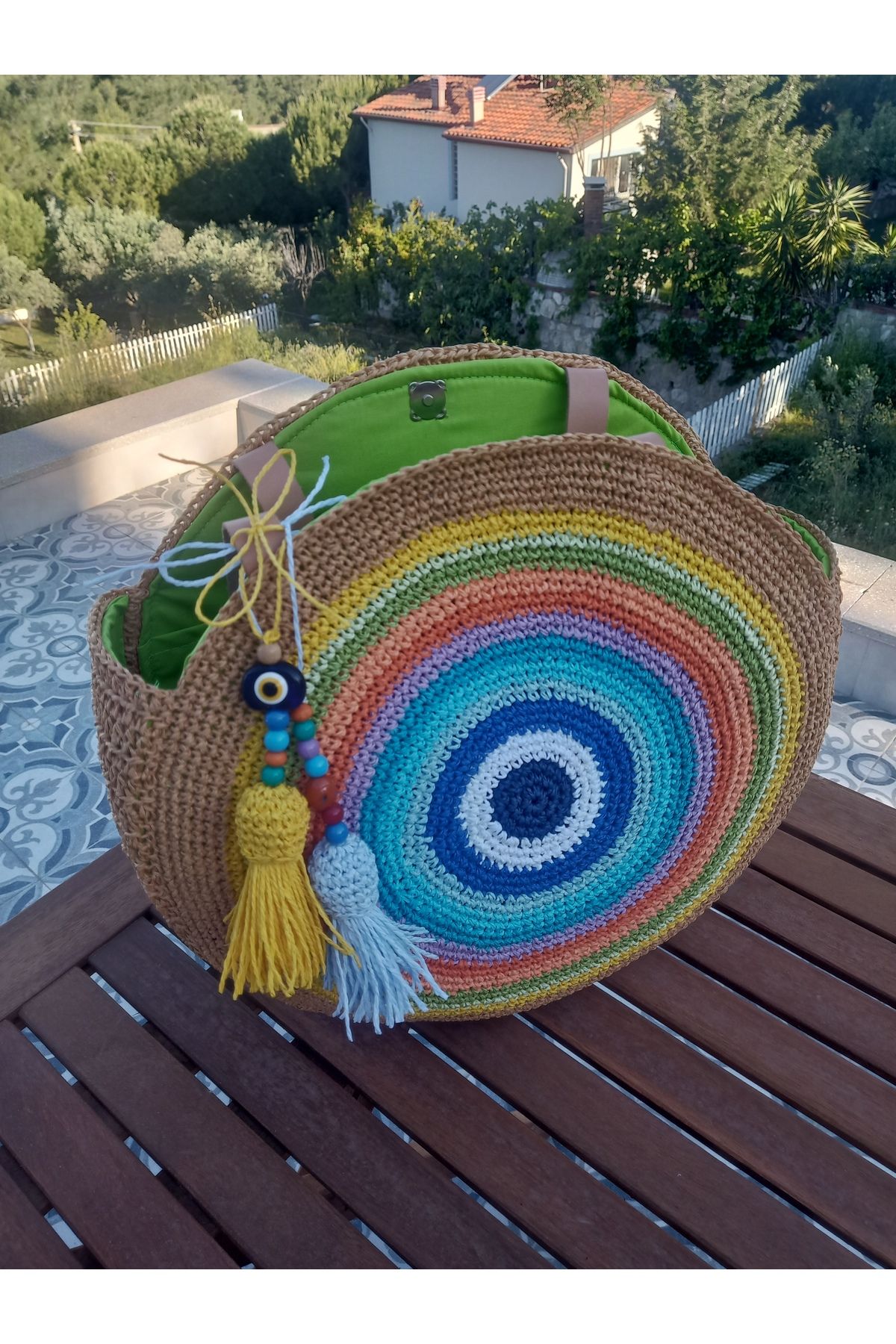 Bugi&Zugi RAINBOW, Kadın örgü omuz çantası