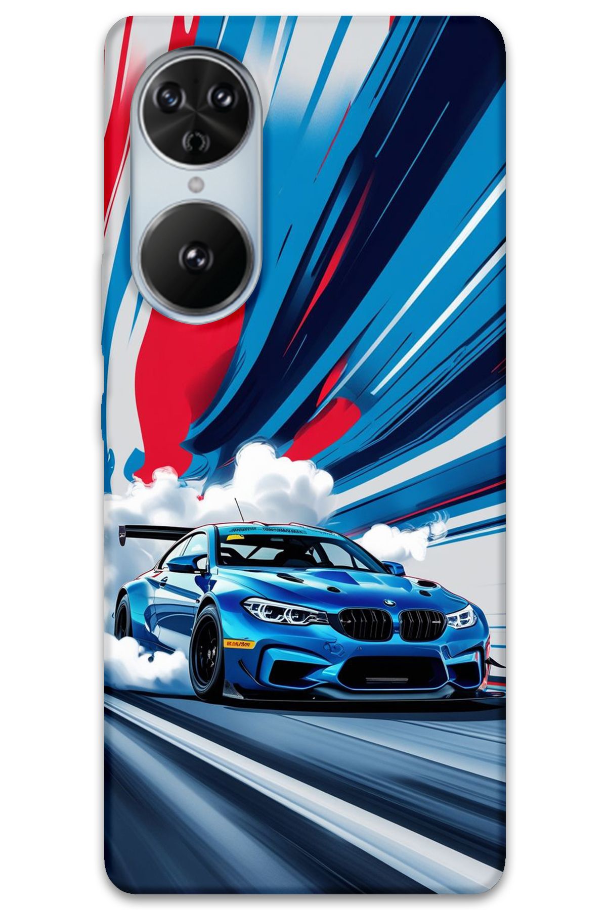 Gramaphone Reeder S19 Max Pro S Edge Uyumlu Araba Desenli Telefon Kılıfı + Ekran Koruyucu - 5762