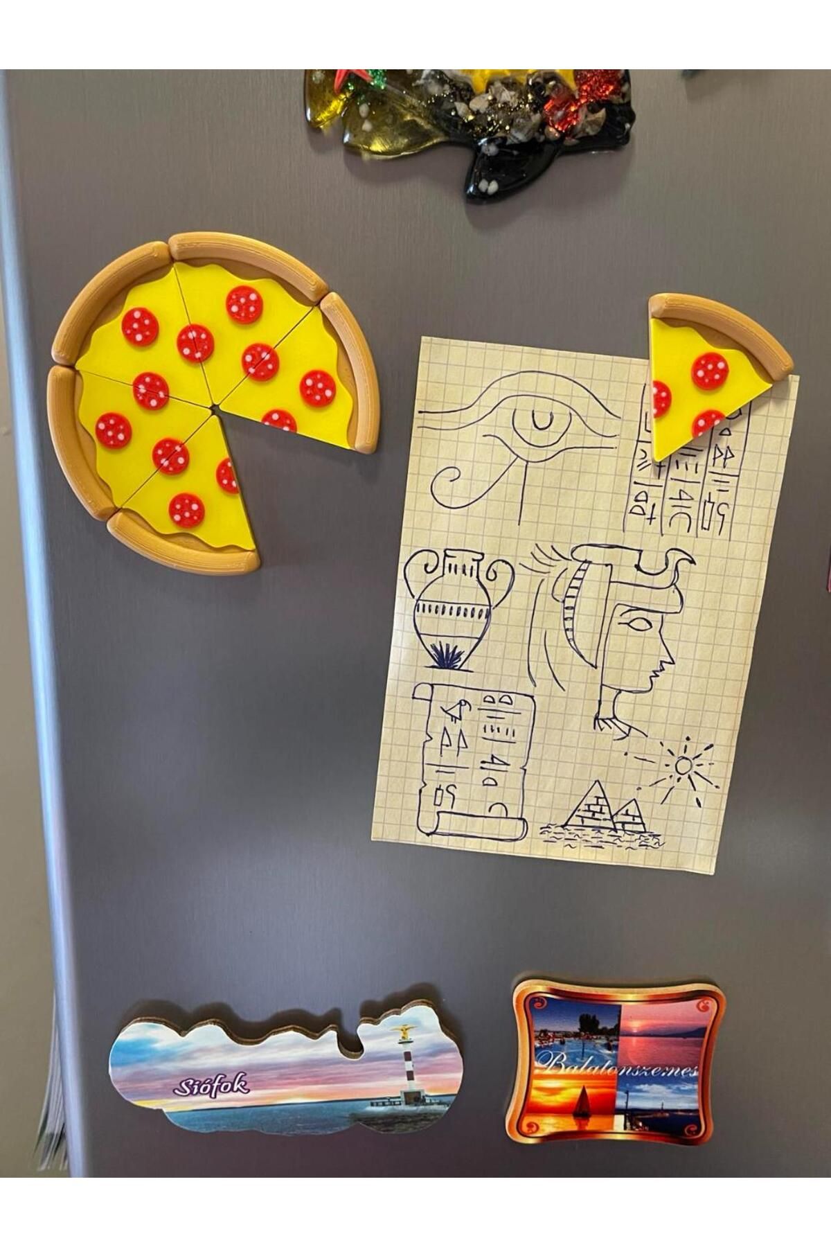 aysatelier Pizza Magnet 6 Parça