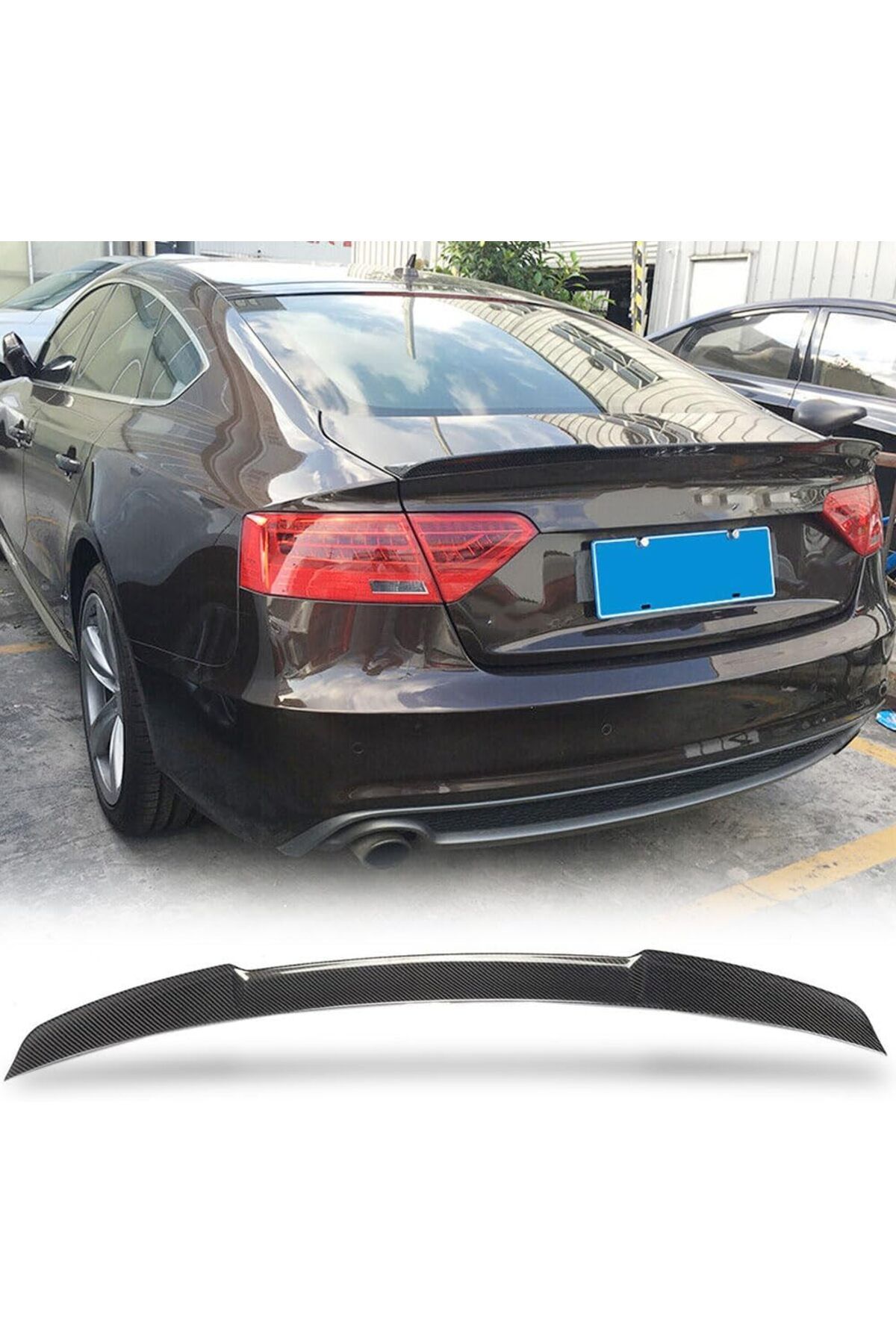 X POWER TUNİNG audi a5 2007-2016 plastik parlak siyah m4 spoyler