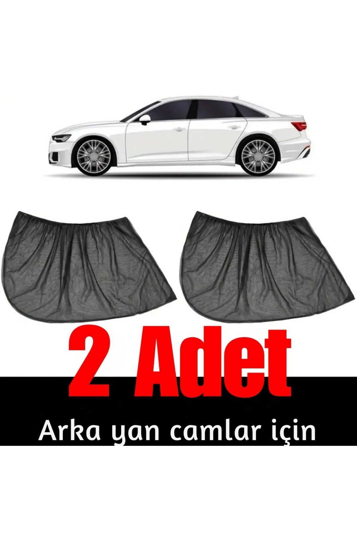 Bozy 2 Adet Oto Güneşlik Perde Araba Yan Cam Perdesi Güneş Önleyici Araç Içi Güneşliği Sineklik