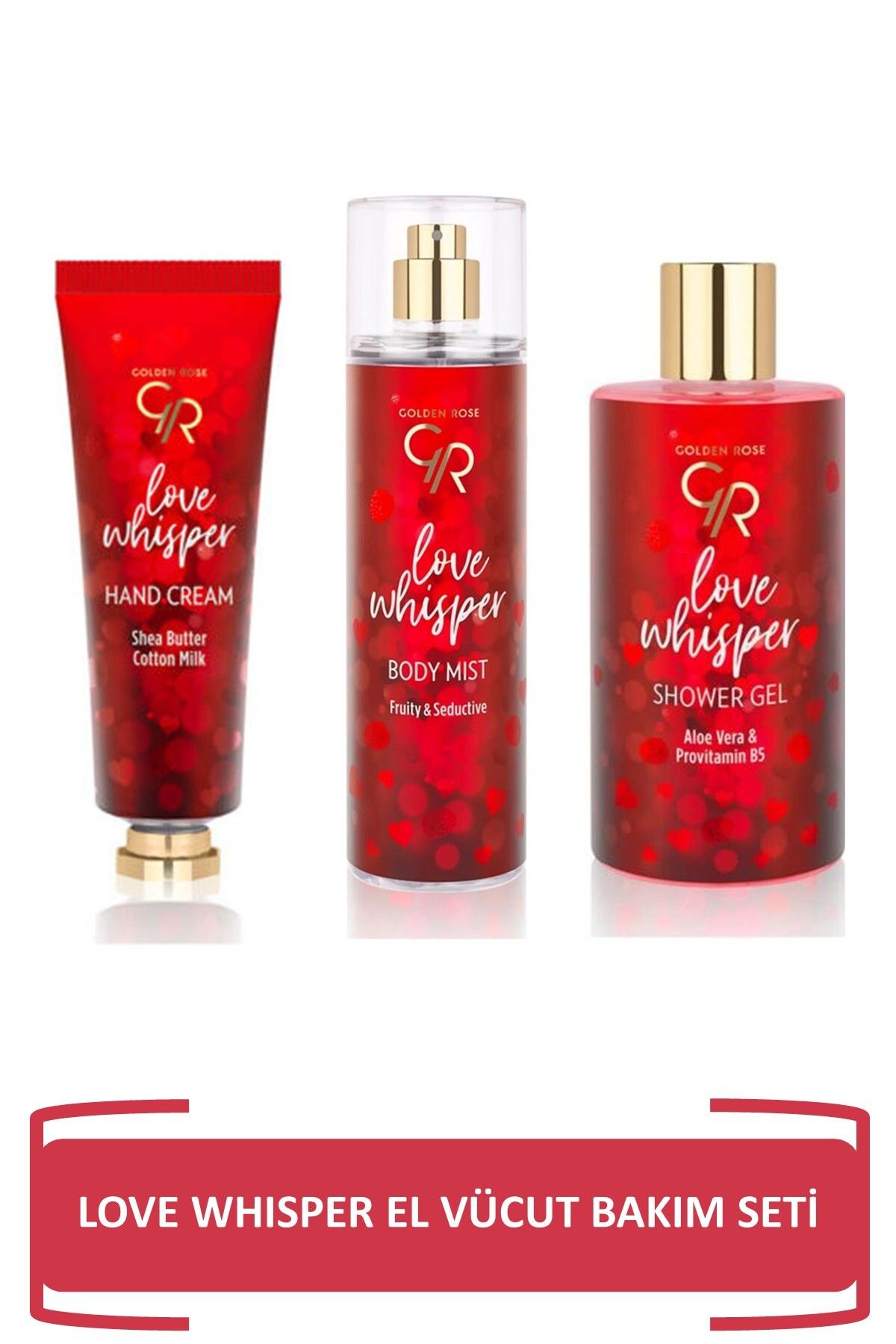 Golden Rose Love Whısper El Vücut Bakım Seti
