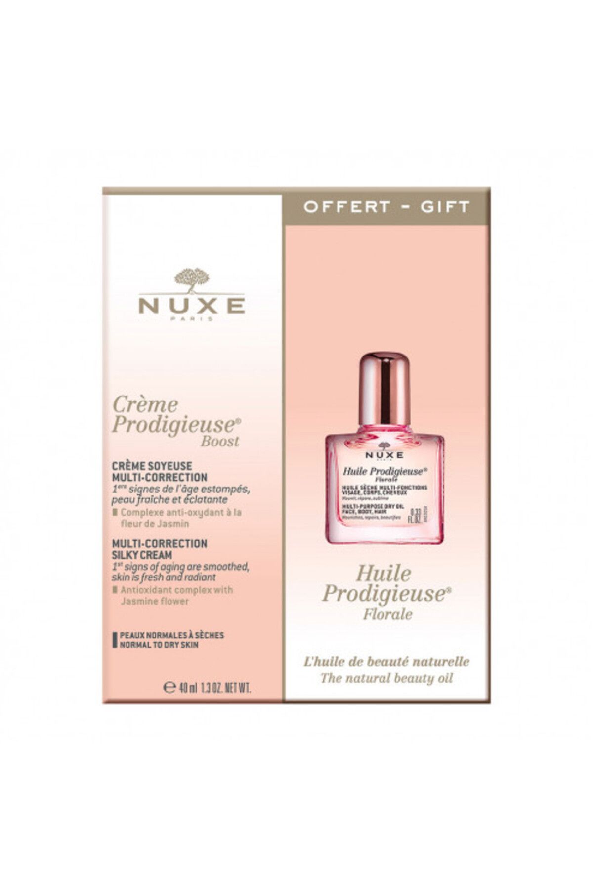 Nuxe Set Creme Prodigueuse Boost, Cremă De Față Pentru Ten Uscat 40 Ml, Ser Anti-îmbătrânire 10 Ml, Cremă - One Size