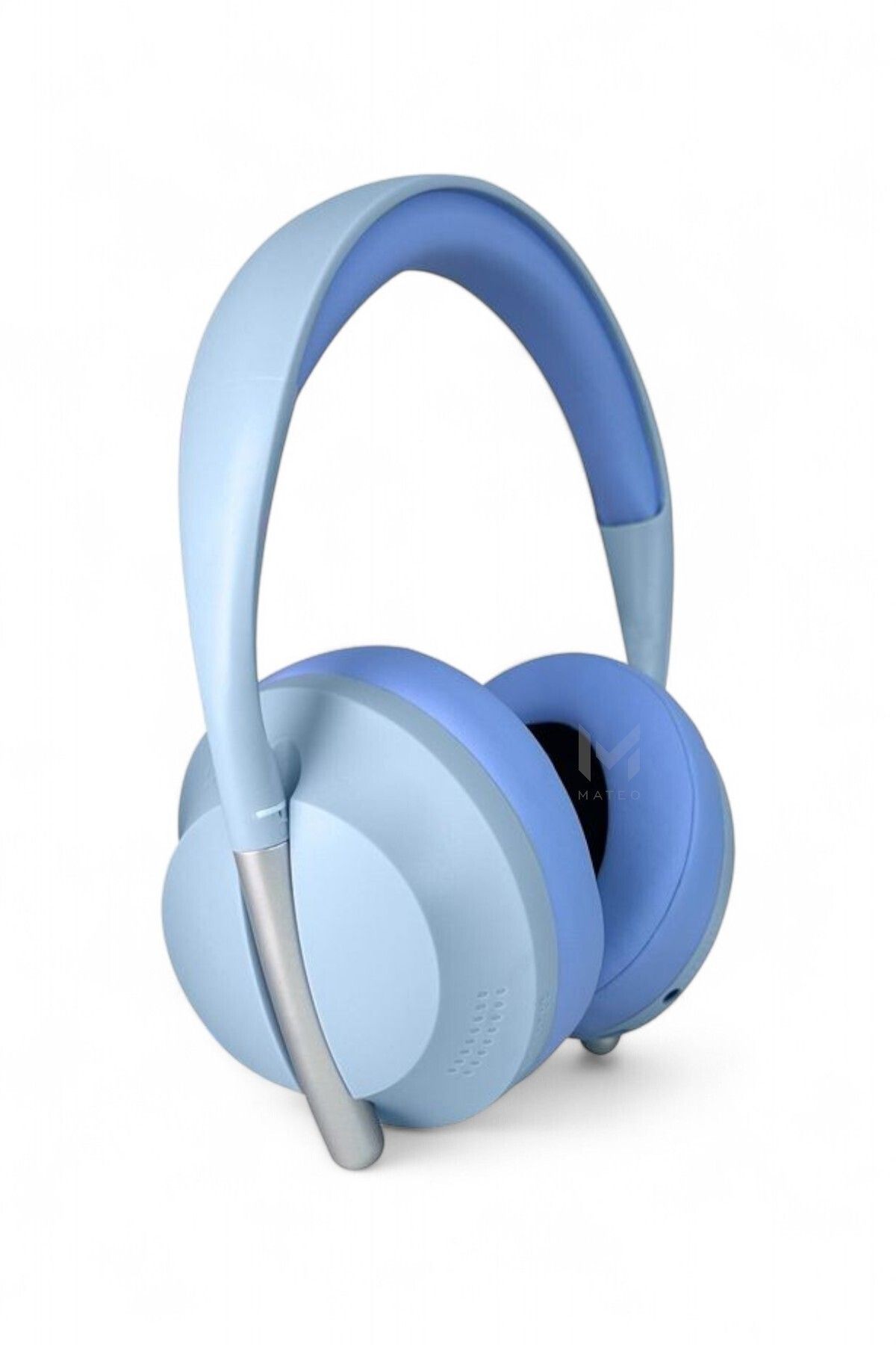 MATEO Mavi Bluetooth Kablosuz Kulaklık Uzun Pil Ömrü SD Kartlı | Type-C Şarj | AUX Kablo Dahil | 40mm Bass