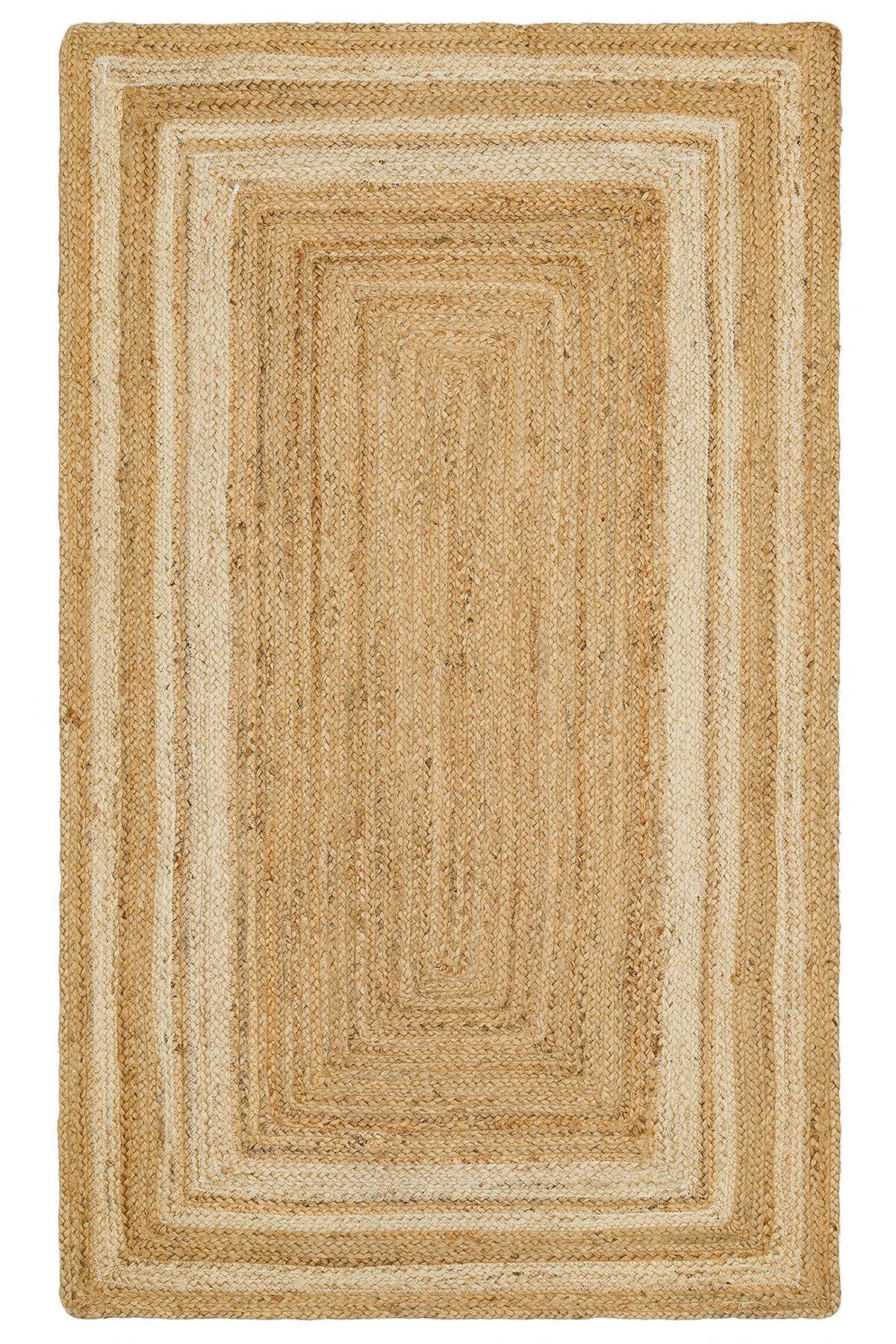 Eko Halı ECHO ECH 10 NATURAL WHITE JÜT KİLİM