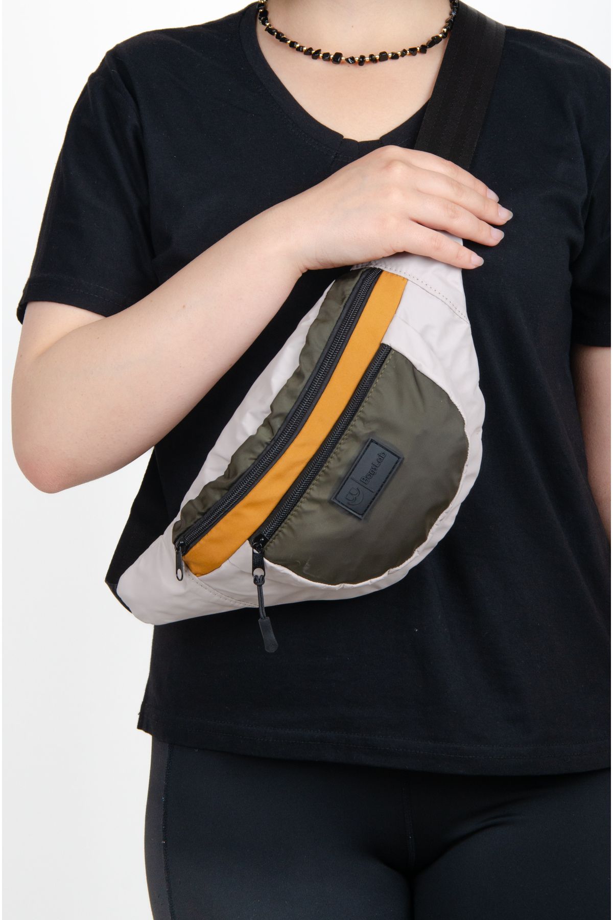 KAFF Çok Renkli Su Geçirmez Kumaş Unisex Bodybag Çapraz Omuz Çantası -1061