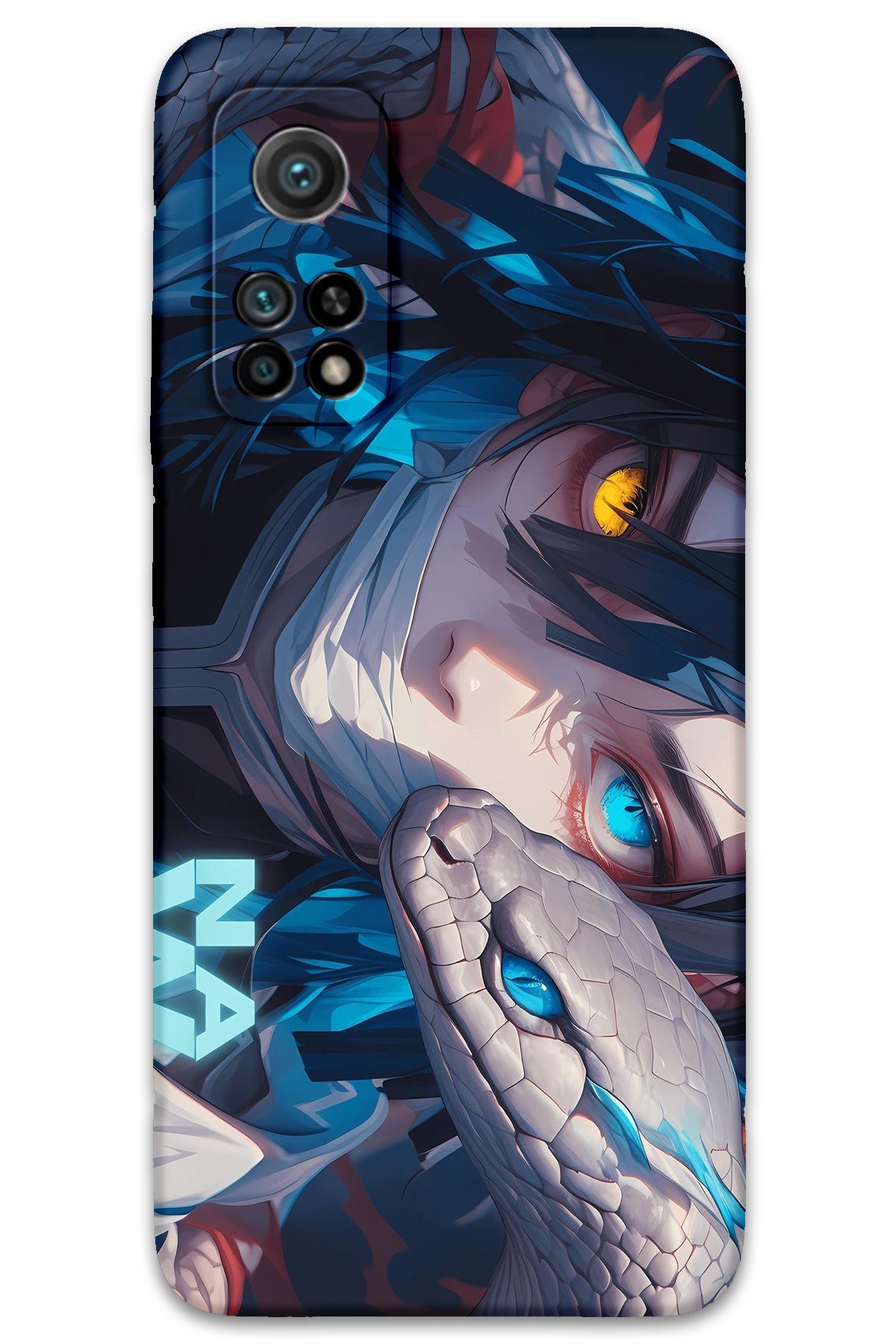 Gramaphone Xiaomi Mi 10T Pro Uyumlu Anime Desenli Telefon Kılıfı + Ekran Koruyucu - 5748