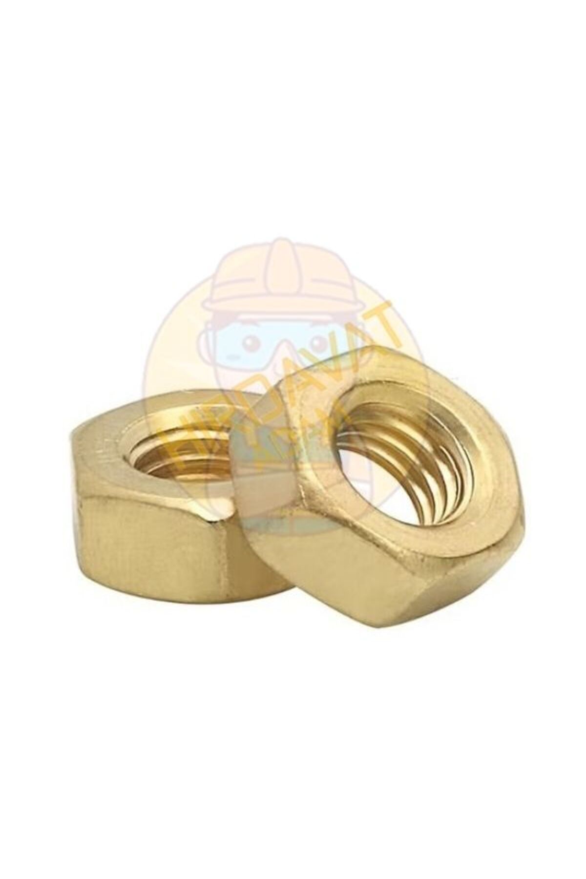 HIRDAVATADAM M16Sarı Galvanizli Somun 6 kalite (25)Ad)
