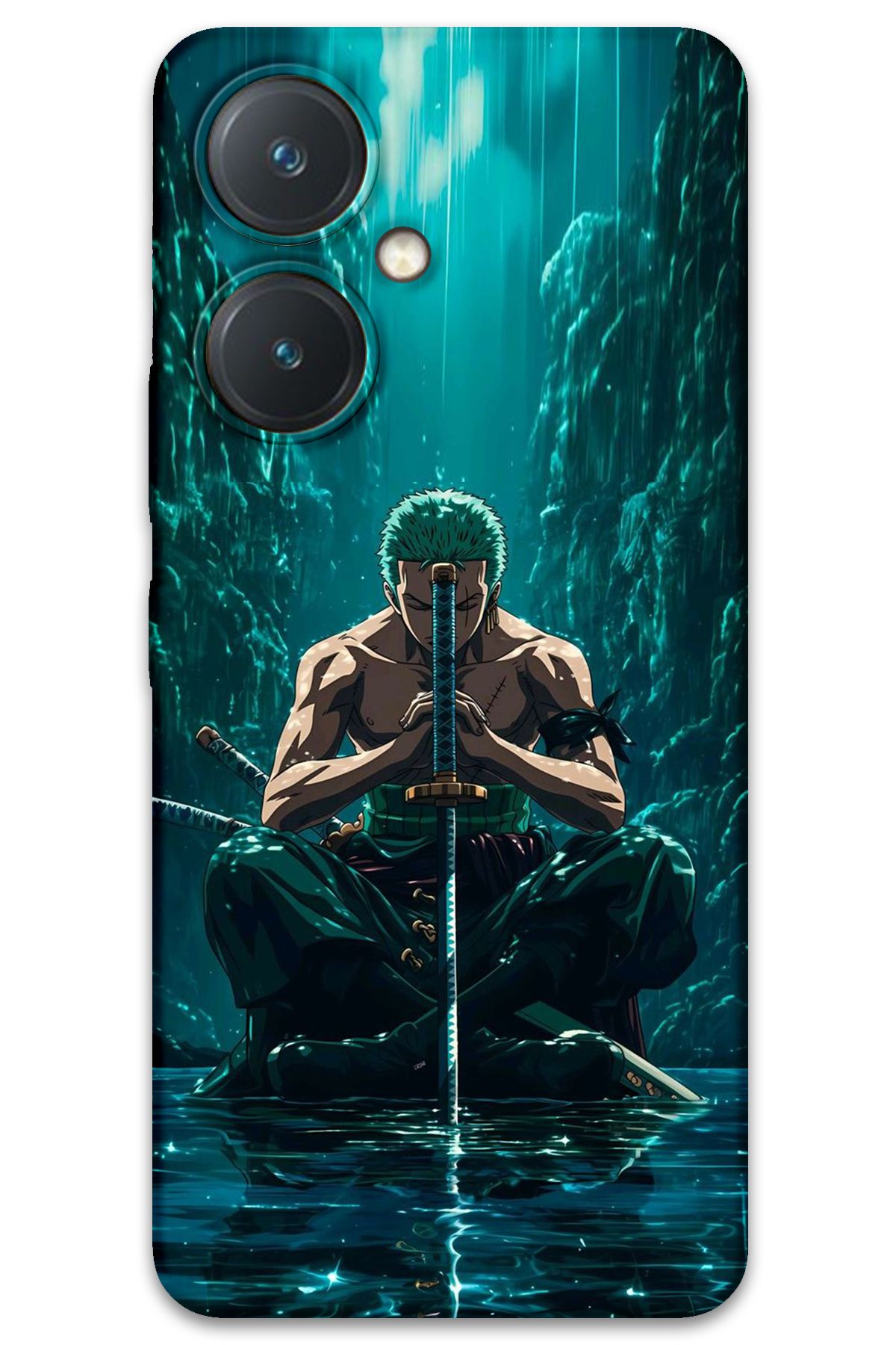 Gramaphone Vivo Y27 Uyumlu Anime Desenli Telefon Kılıfı + Ekran Koruyucu - 5757