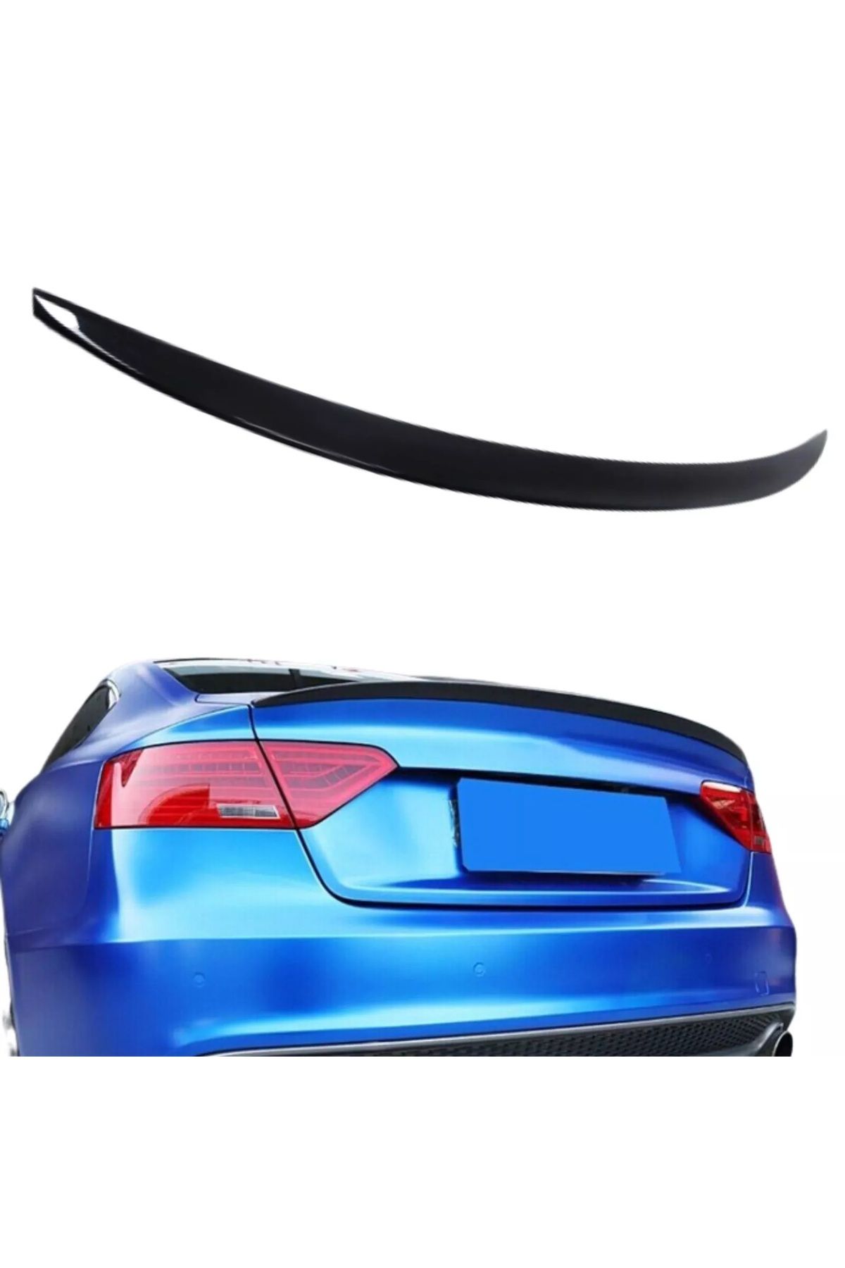 X POWER TUNİNG audi a5 2008- plastik parlak siyah s5 spoiler spoyler