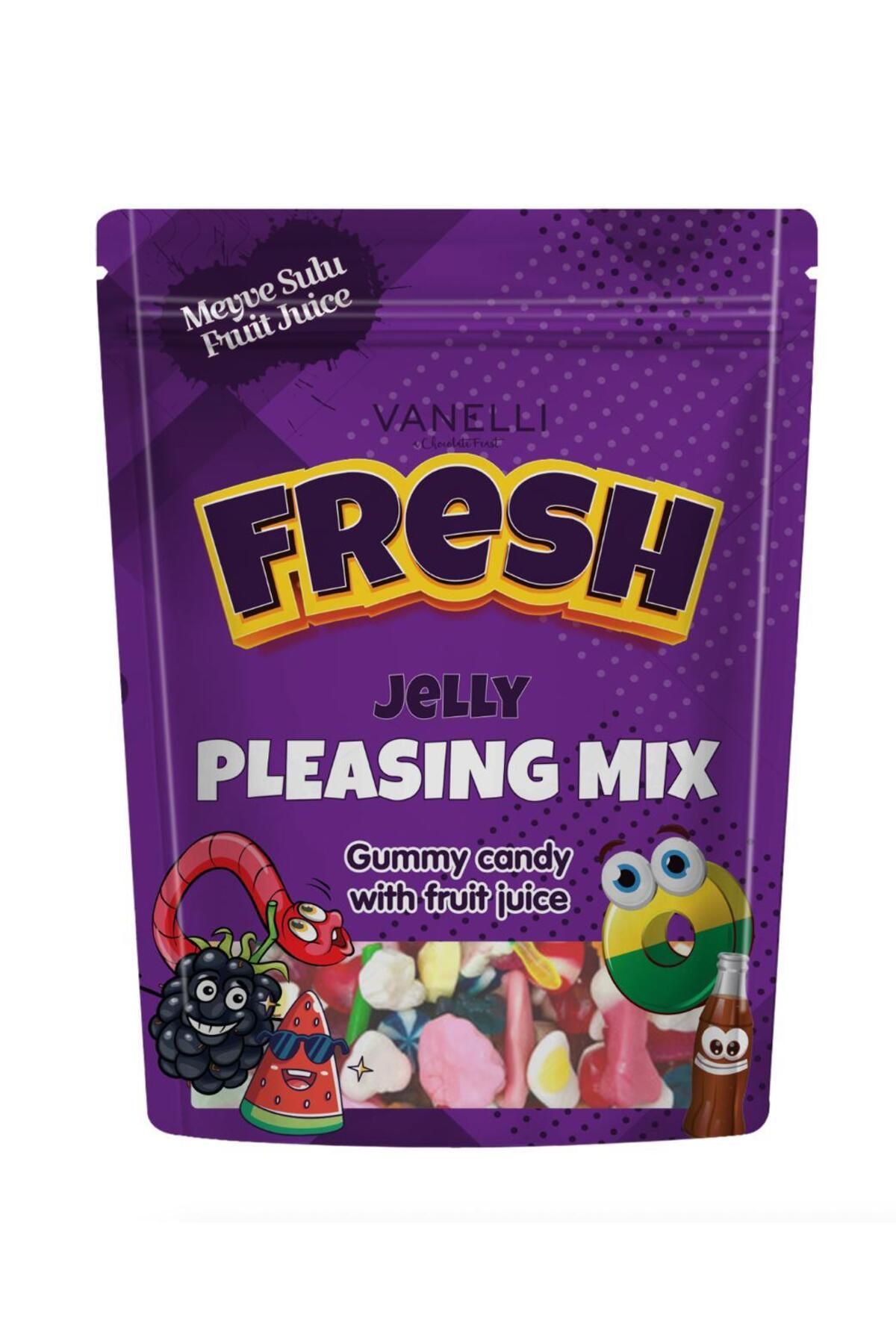 Vanelli VANELLİ Fresh Jelly Yumuşak Şeker- Mix 200 GR