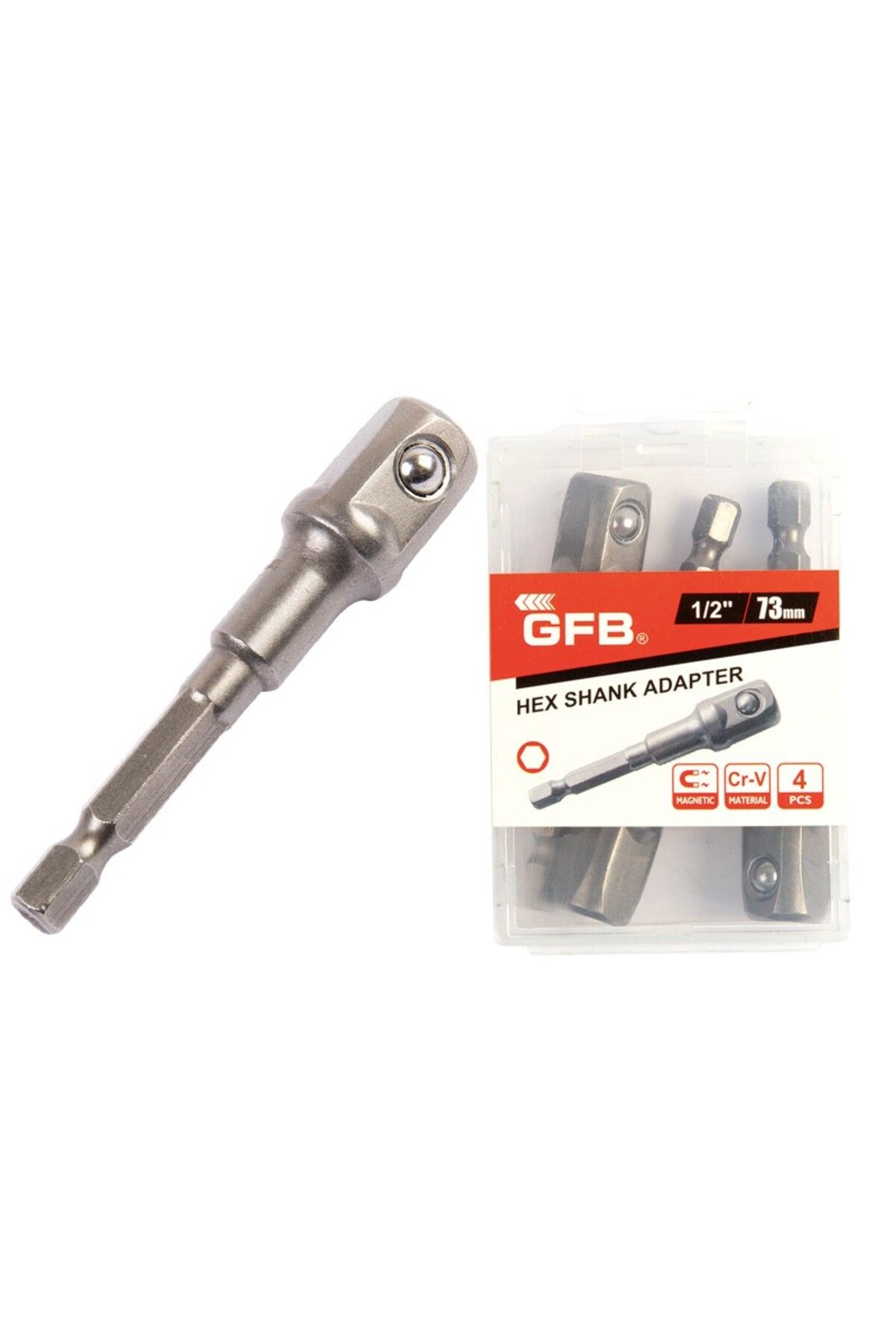 GFB Hex 1/2*73 Lokma Adaptörü 5 Adet