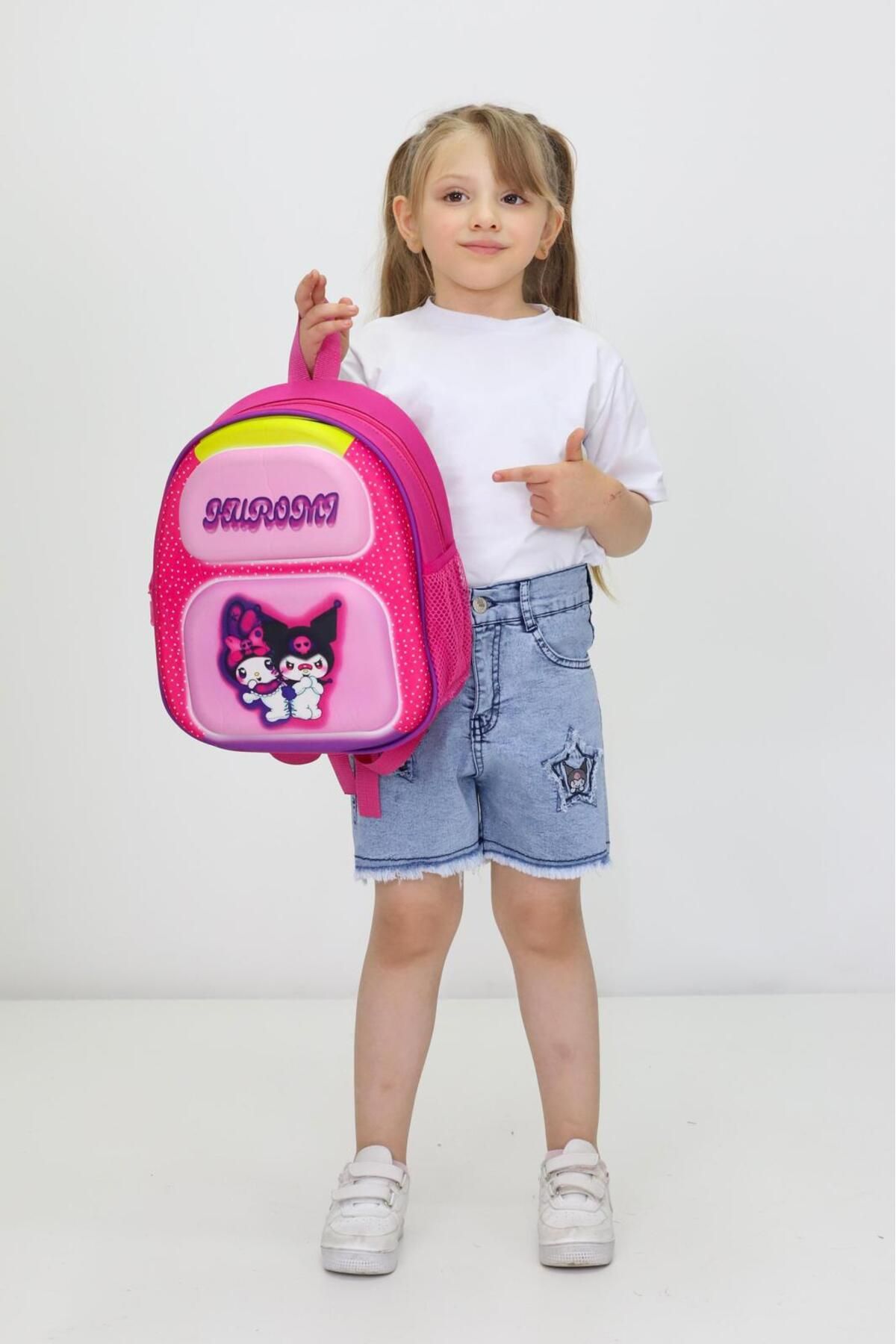Probag Kuromi Temalı Sevimli Ortopedik Anaokulu ve İlkokul Çantası