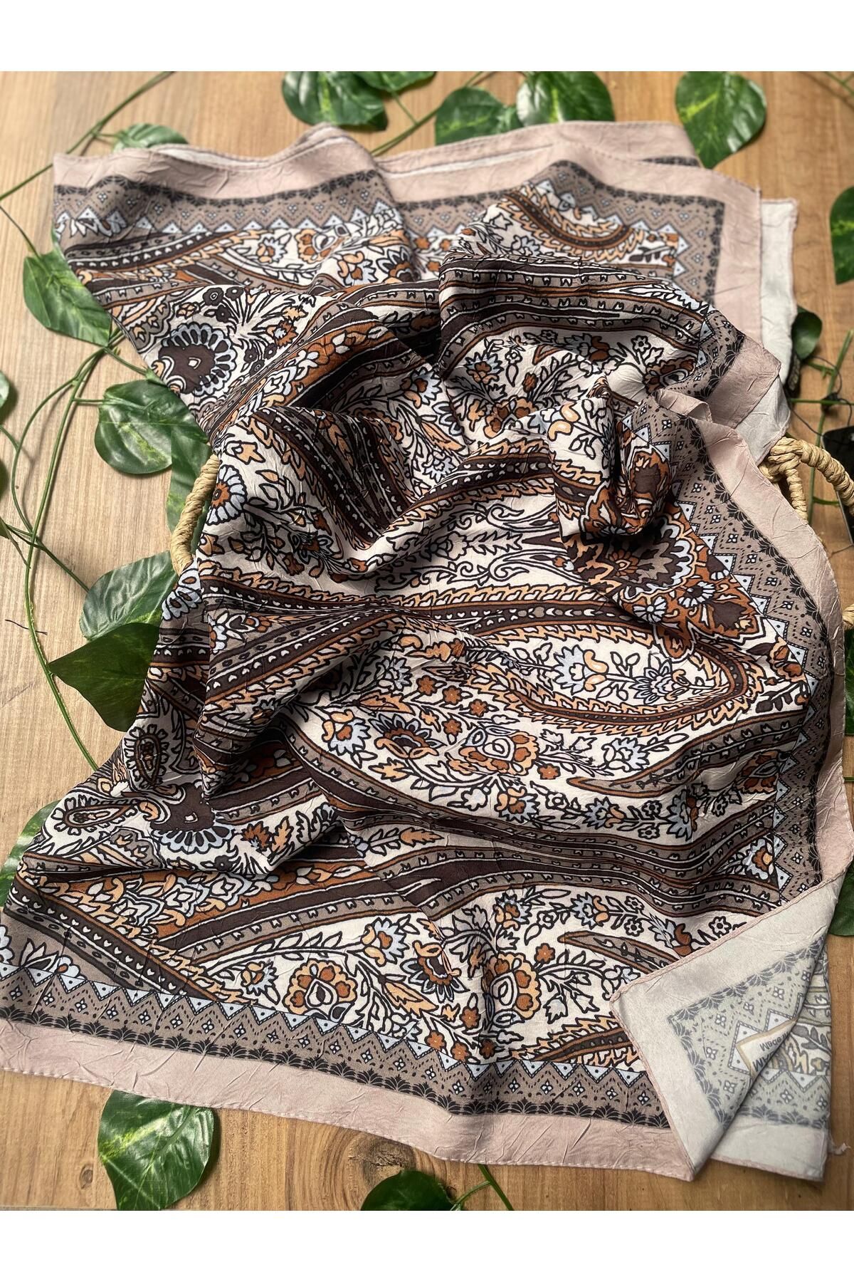 Butik Desenli pamuk şal