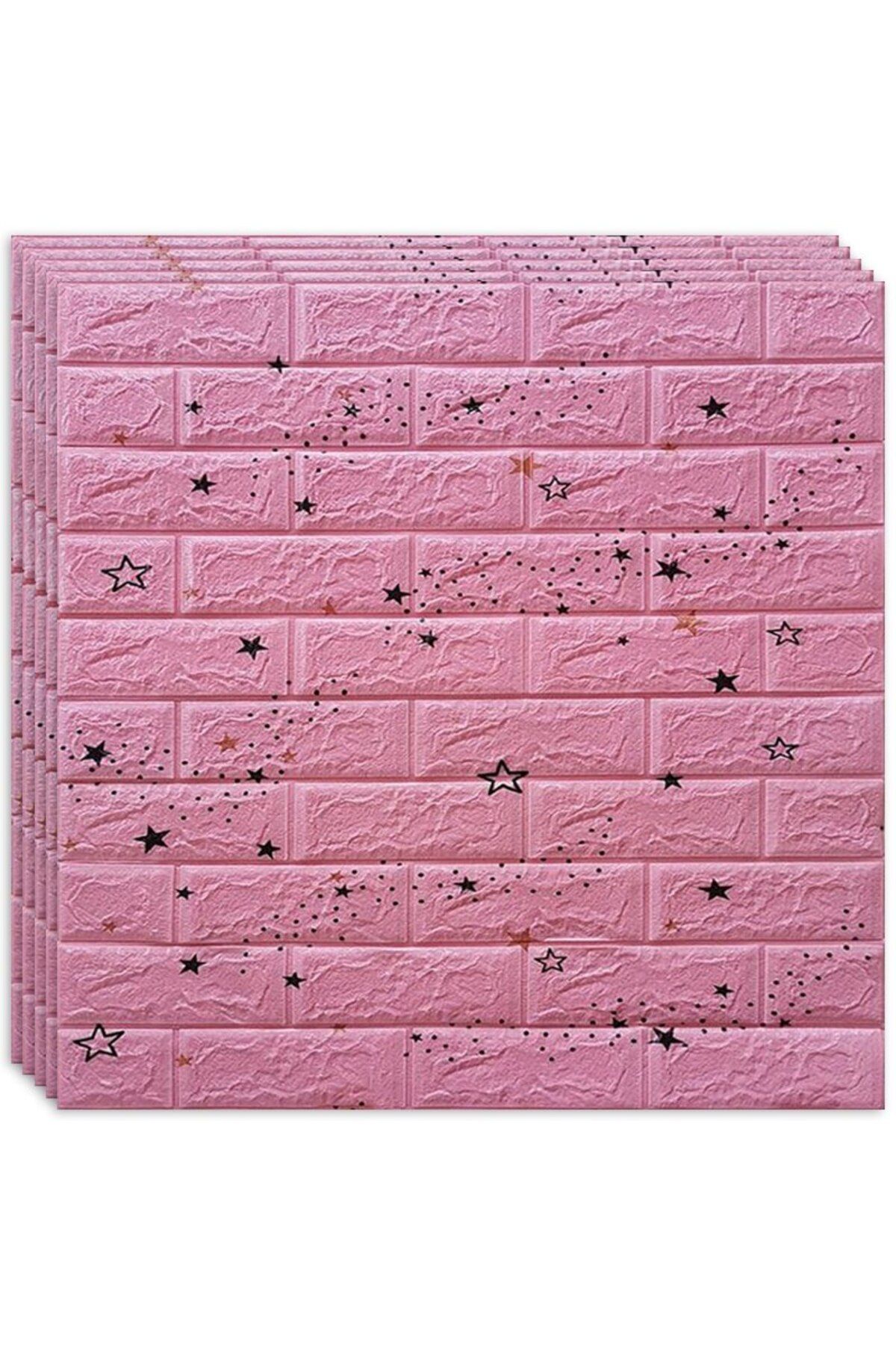 HOZRO-Set of 100 x HOZRO self-adhesive 3D wallpaper, brick imitation pattern, covers an area of ​​53.90 sq m, design 4