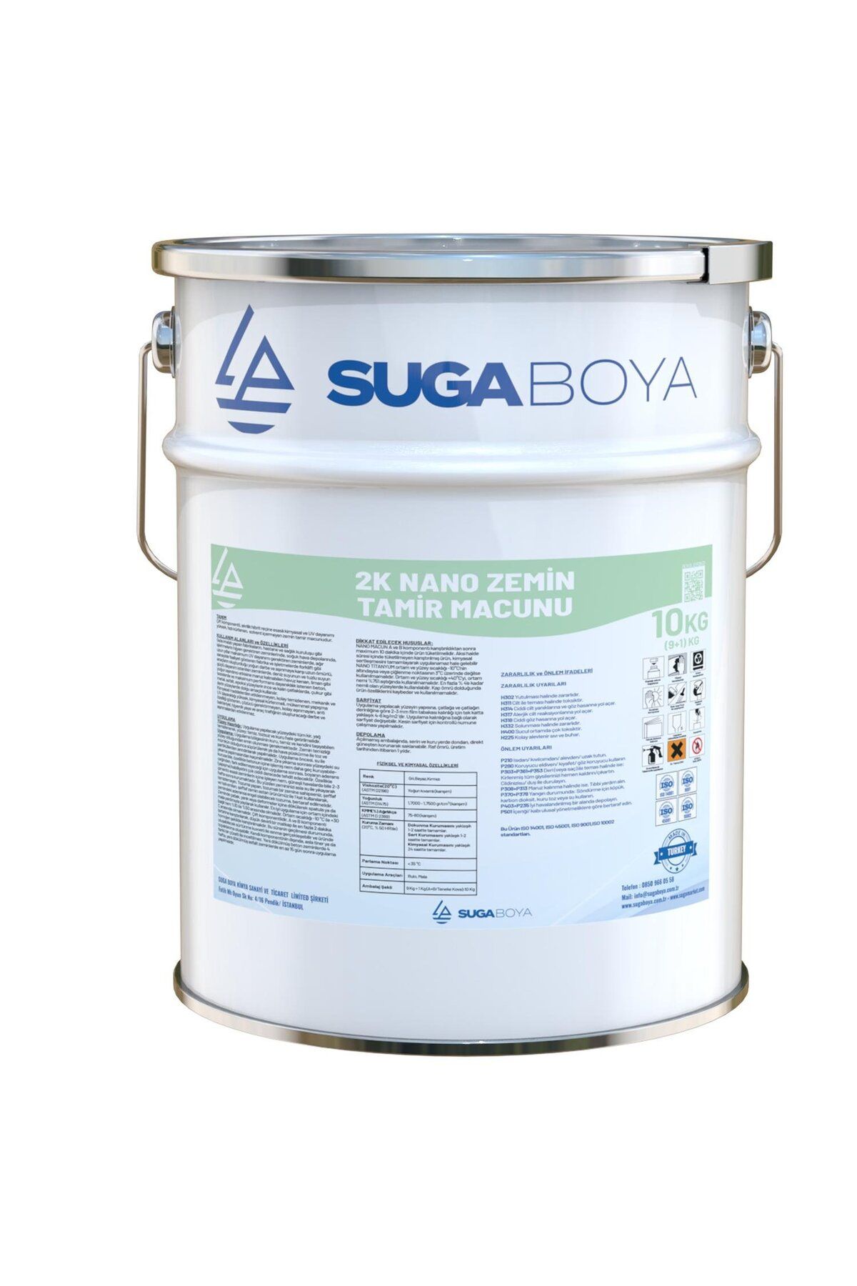 SUGA 2K NANO ZEMİN TAMİR NACUNU 10 KG