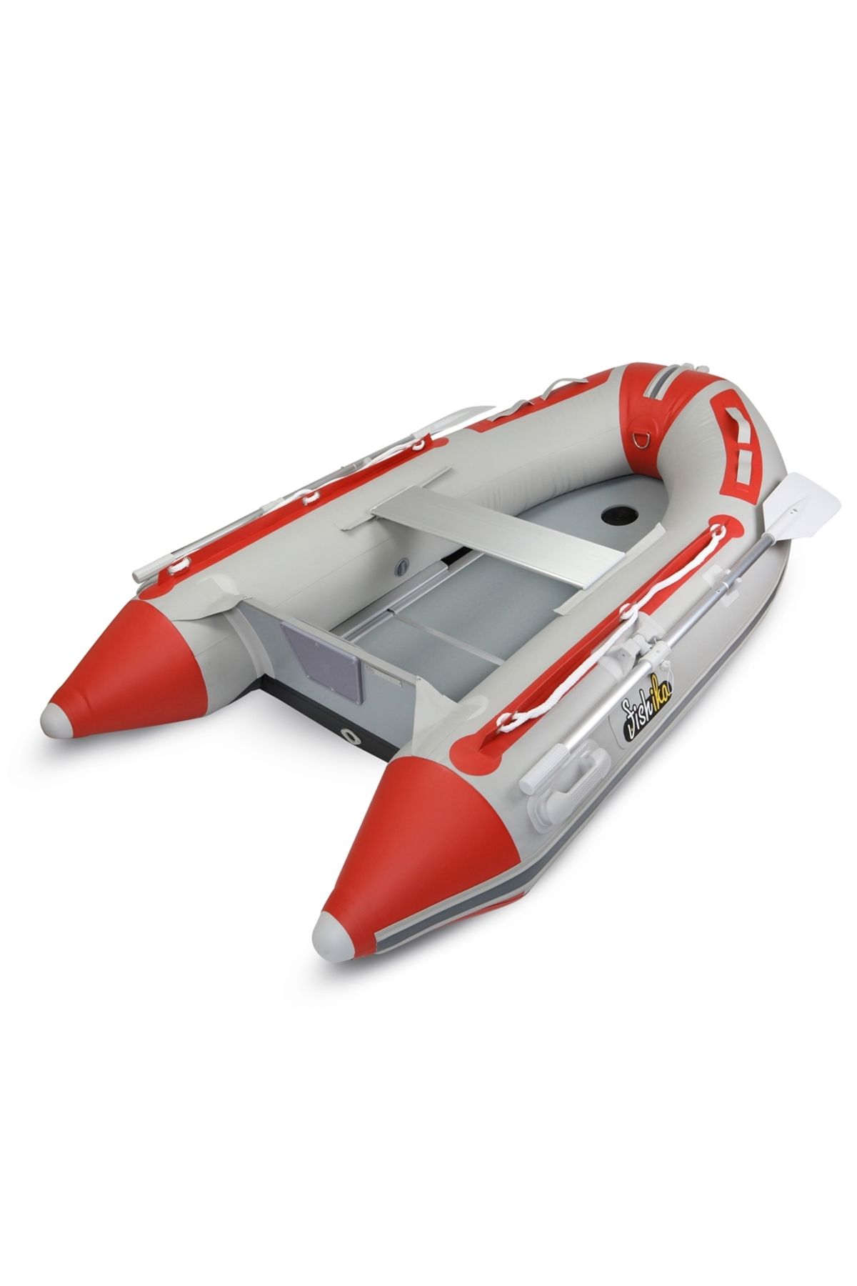 Fishika 240cm Kırmızı Ahşap Taban Omurgalı Şişme Bot Fsh240pgr