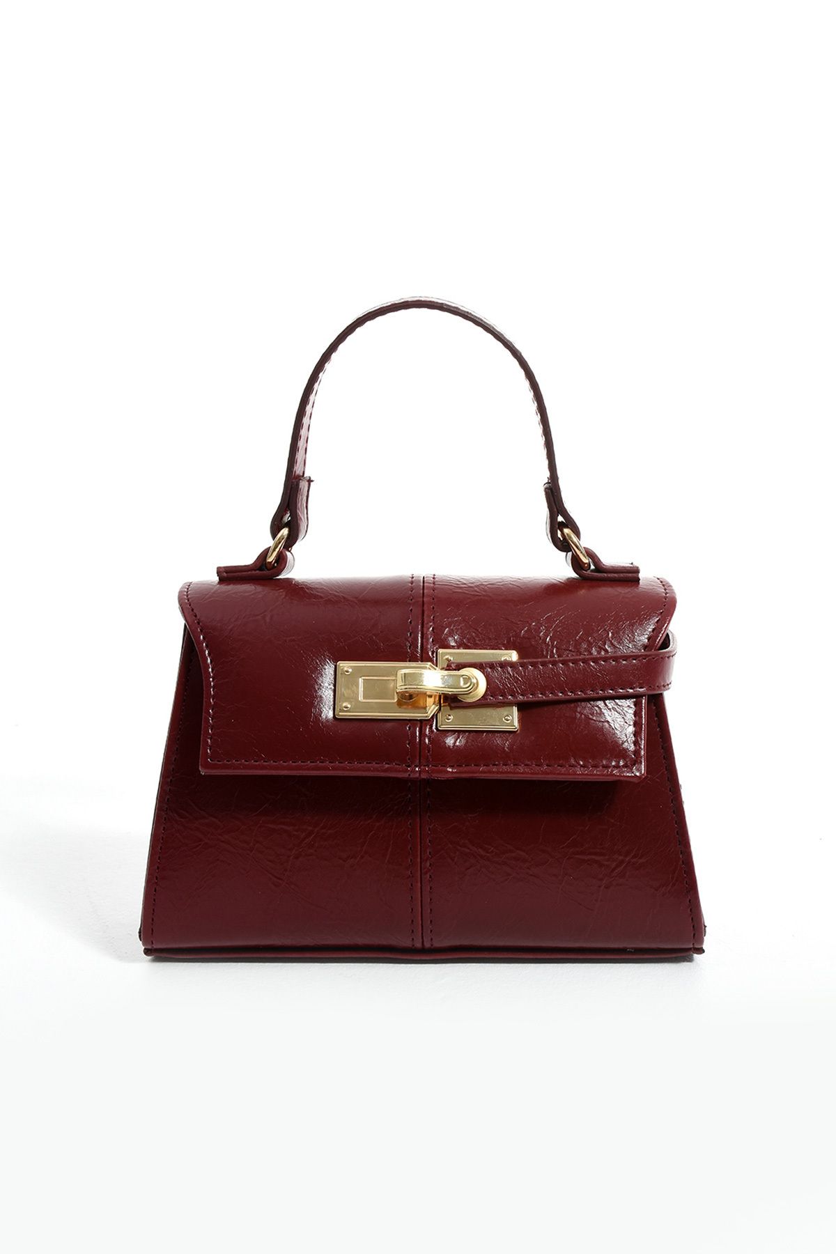 NBİBAGS Anastasia Model Bordo Kadın El Ve Omuz Çantası