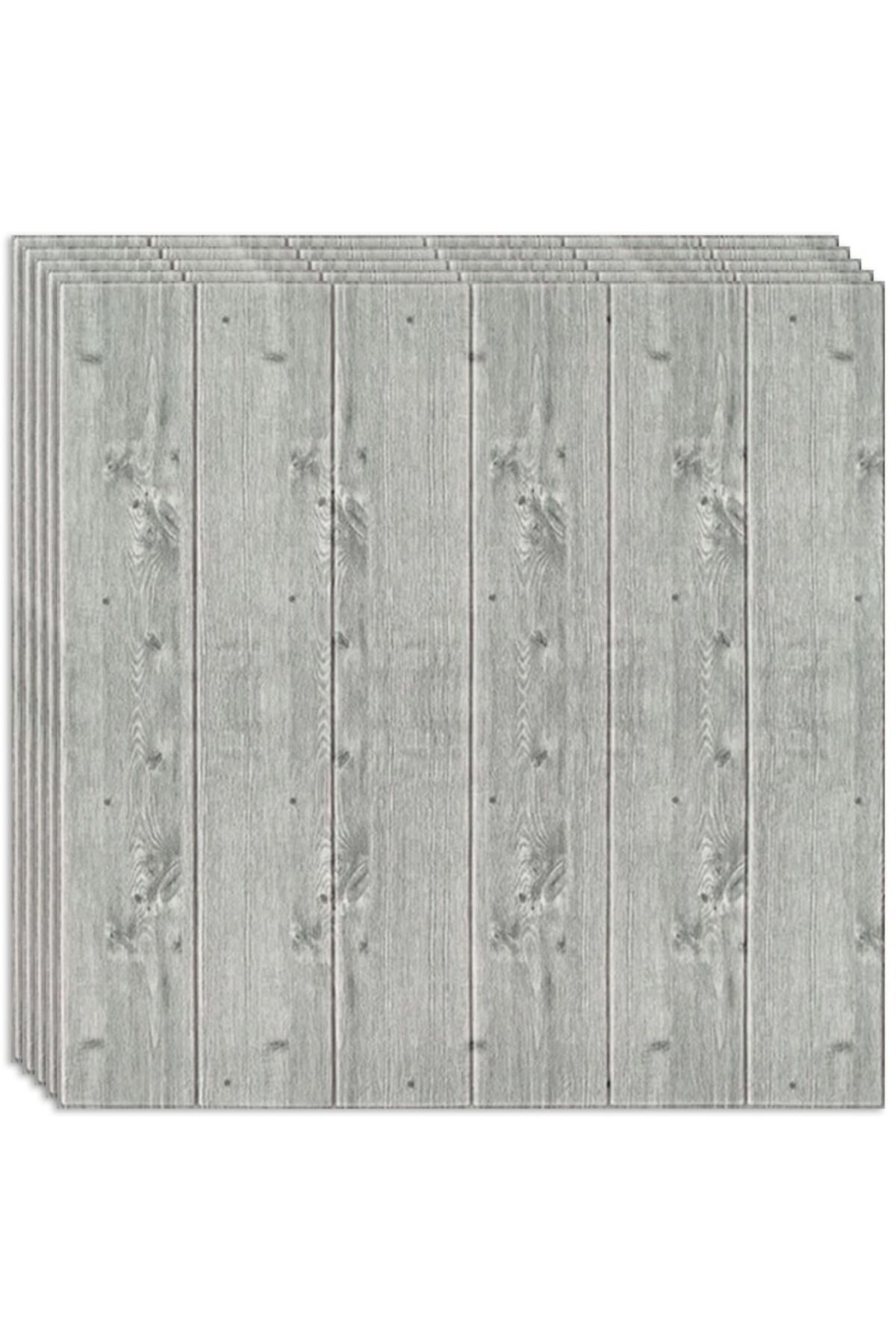 HOZRO-Set of 50 x HOZRO self-adhesive 3D wallpaper, imitation wood panel pattern 2