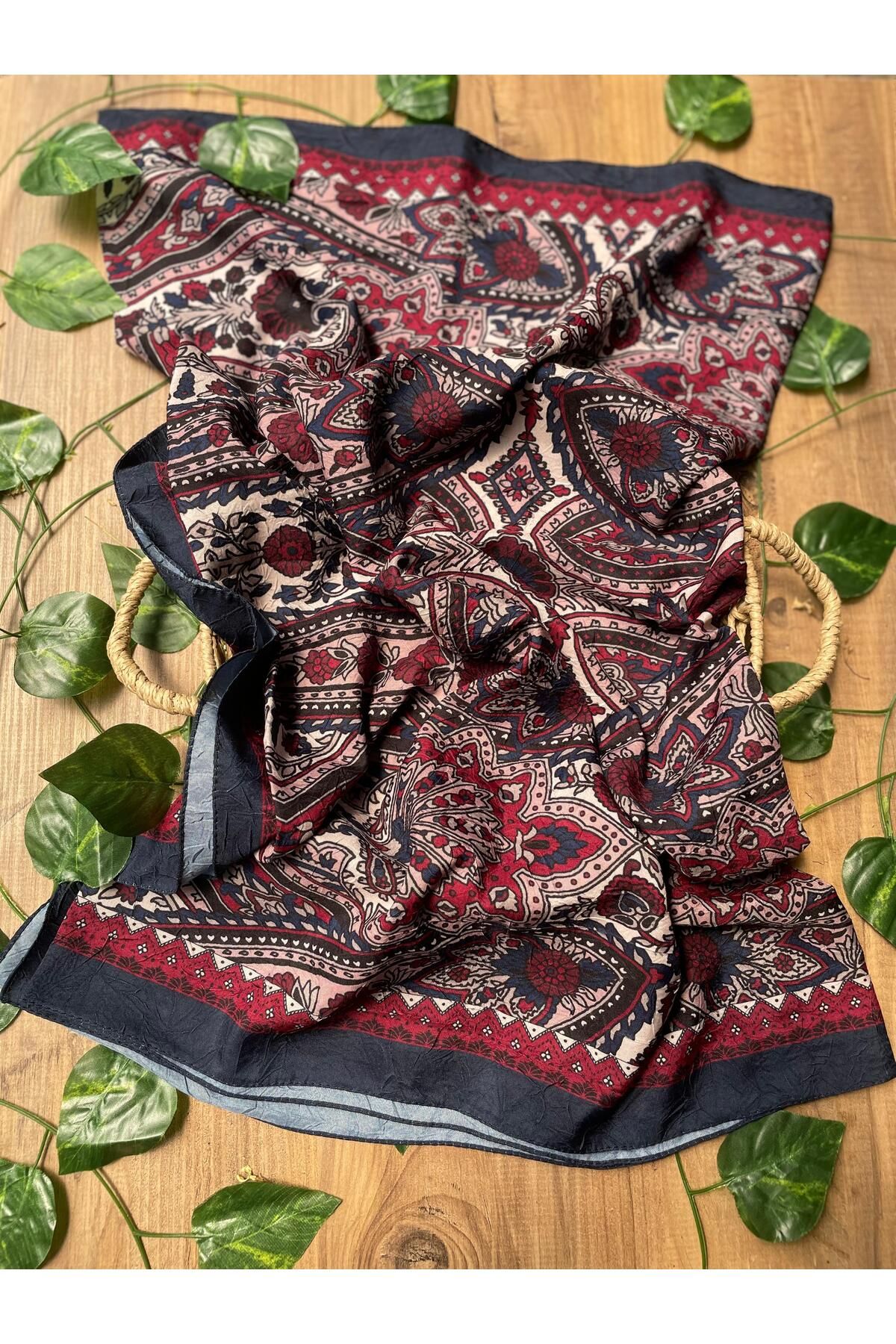 Butik Desenli pamuk şal