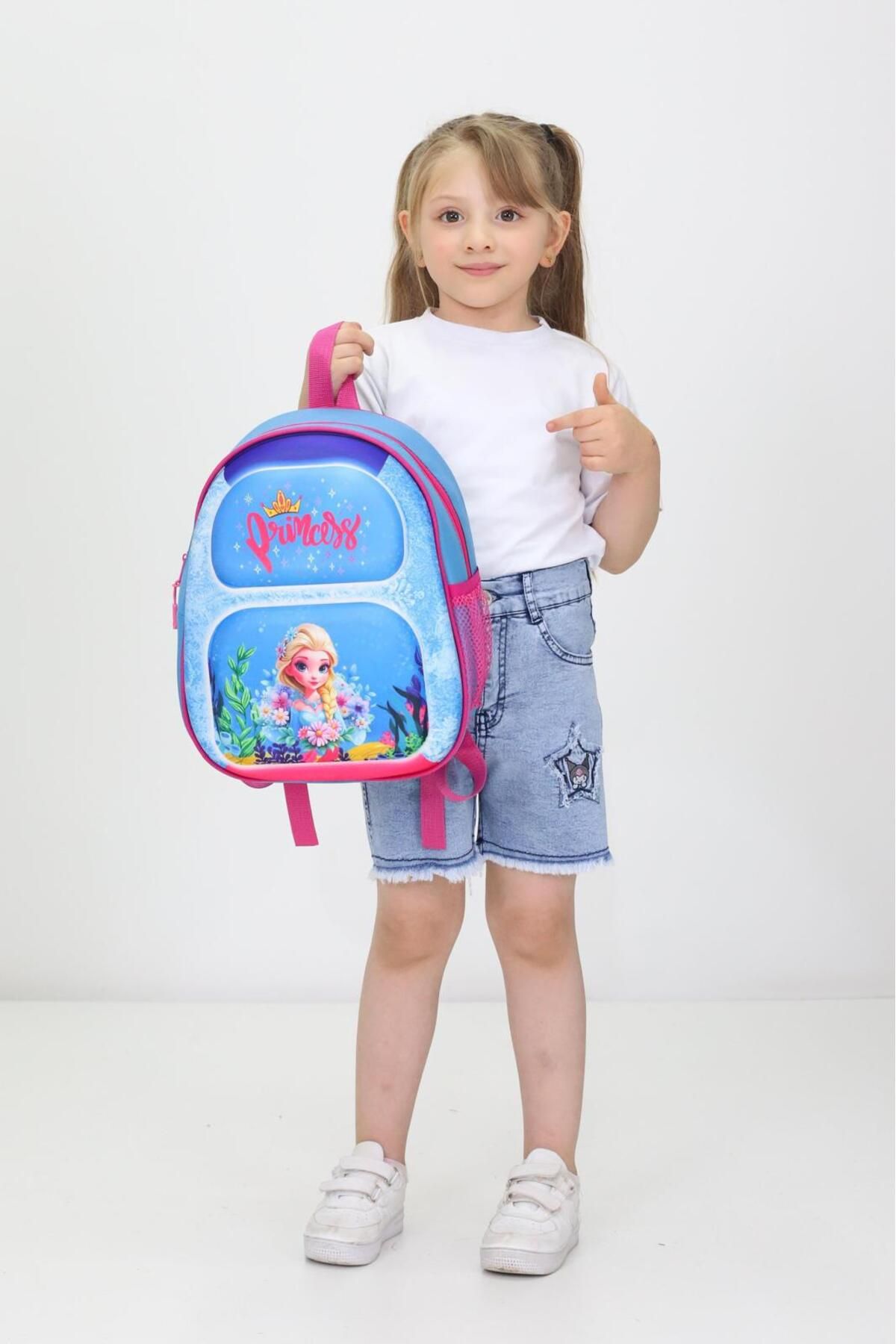 Probag Prenses Temalı Işıltılı Ortopedik Anaokulu ve İlkokul Çantası