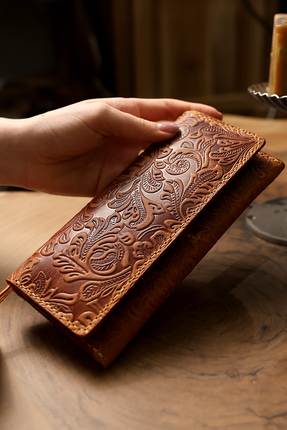 Wild West Crafted MSTNG Large Uzun Kadın Cüzdan