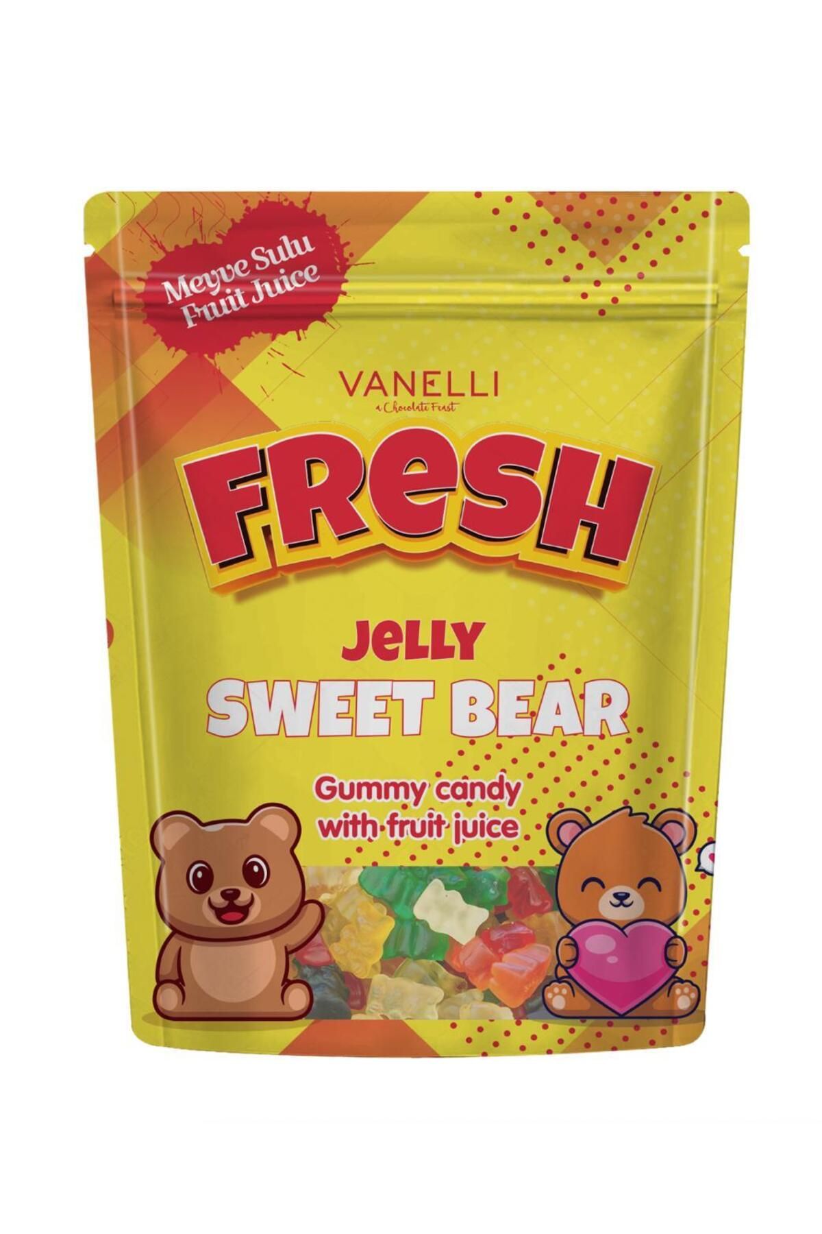 Vanelli VANELLİ Fresh Jelly Yumuşak Şeker- Bear 200 GR