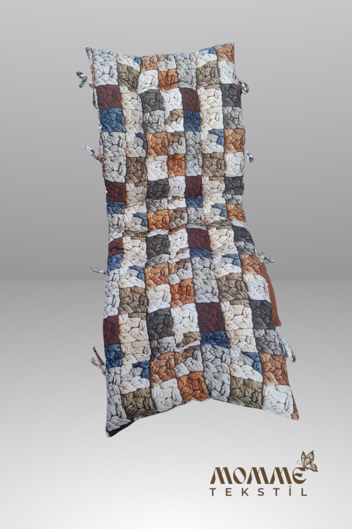 MoMMe Sallanan Sandalye Minderi - Bank Minderi 5D BASKI 50x120 Cm