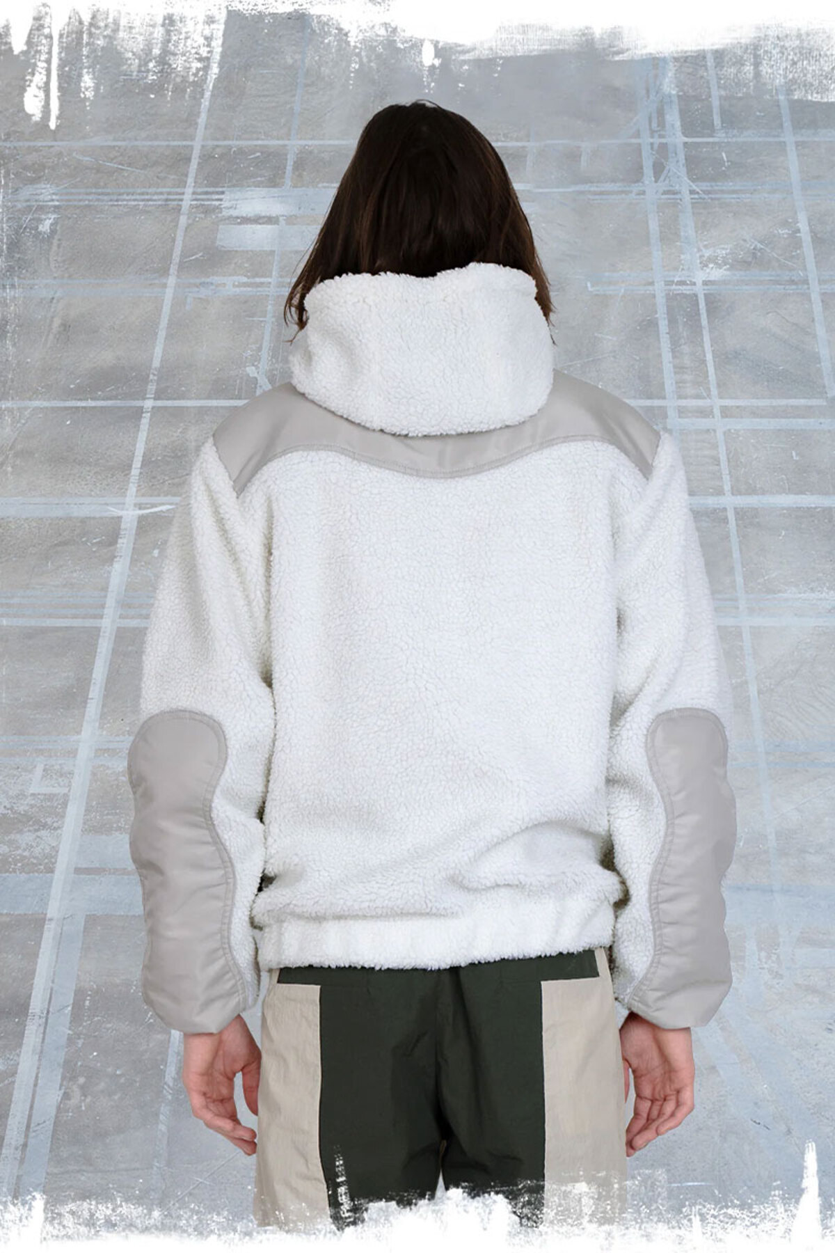 ISNURH-AMBIENCE SHERPA JACKET - - WHITE, XL 2