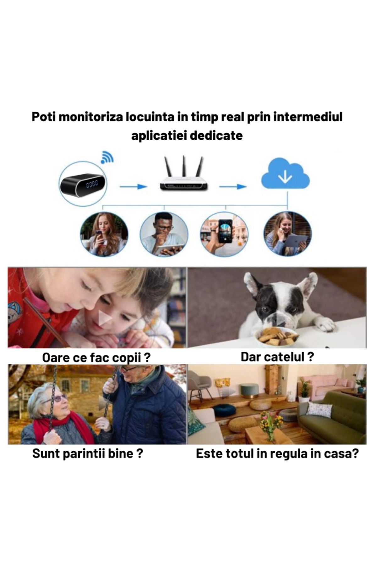 REVOSE-Mini Spy Camera ™, Wi-fi, Ip, Hidden in Alarm Clock,, 32gb Micro Sd Card Included 12