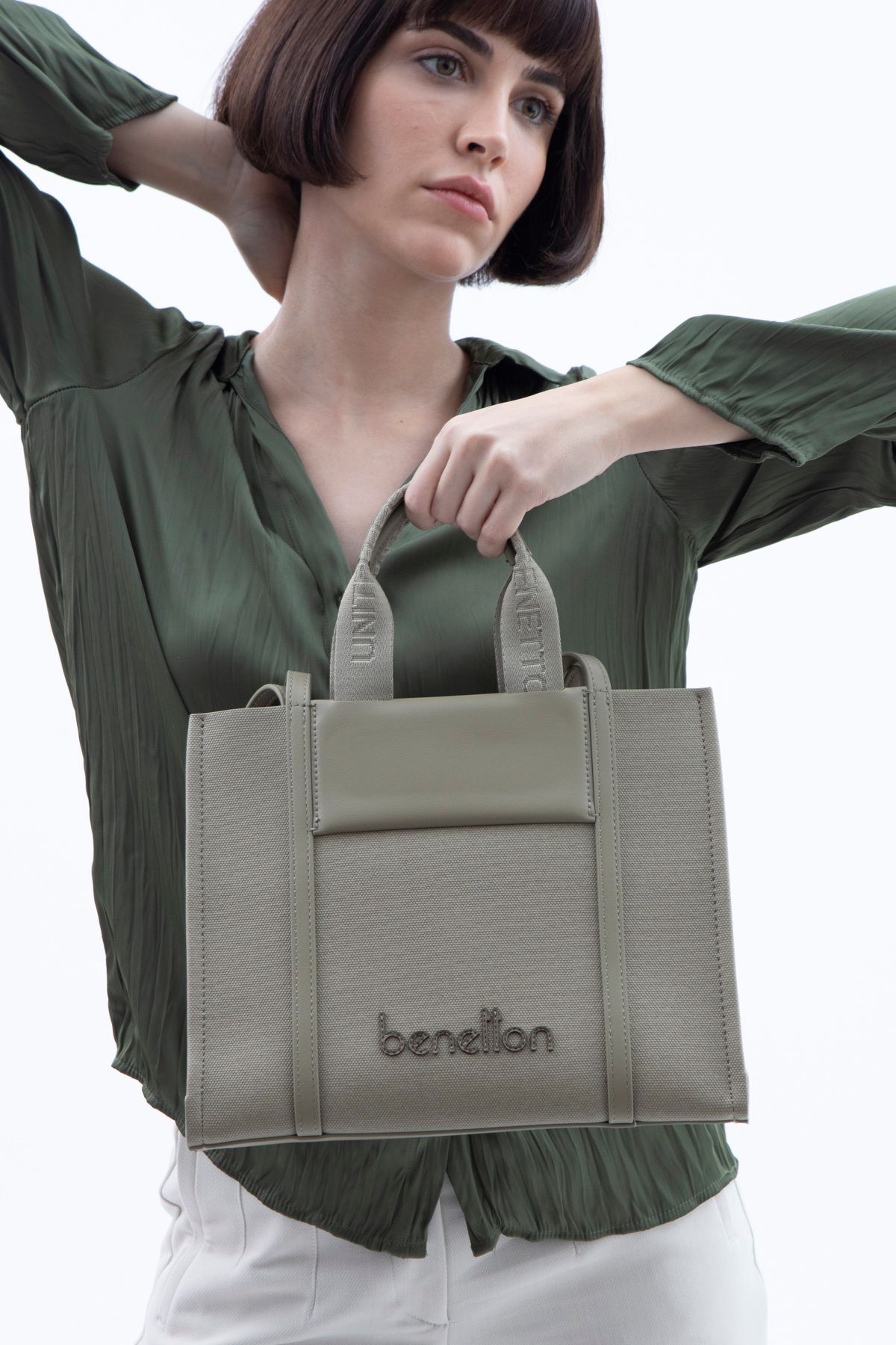 United Colors of Benetton KADIN EL ÇANTASI BNT_1532 STD Yeşil