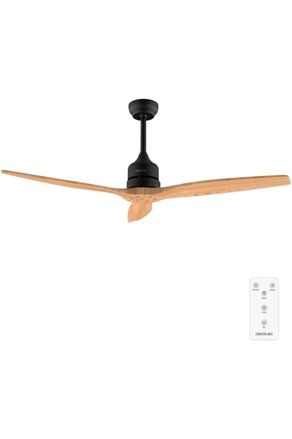 CECOTEC Aero 5270 Darkwood Tavan Vantilatörü 132 cm, DC Motor, 6 Hızlı, Kumandalı