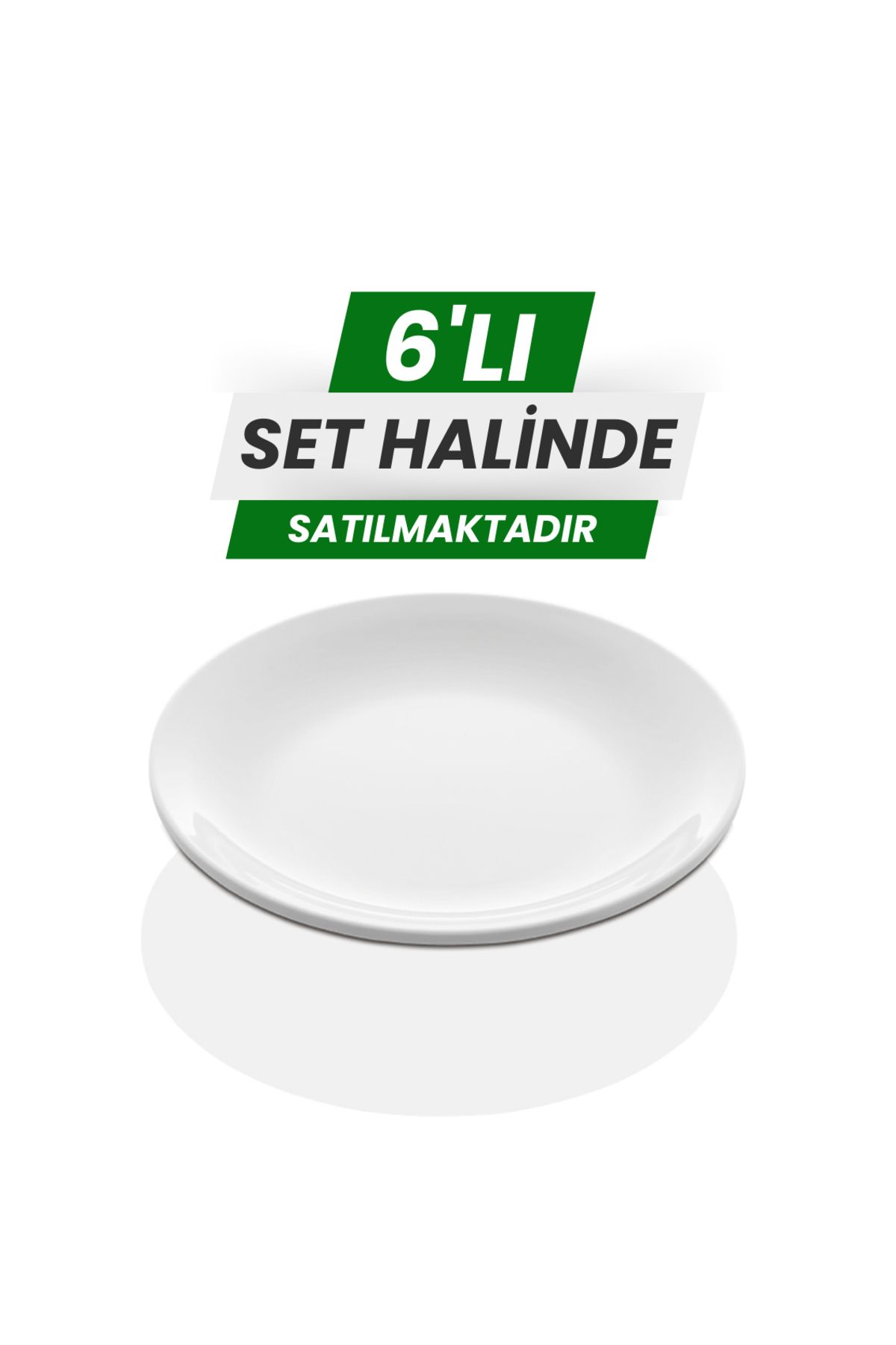 Alezy 586 Göreme Melamin Termostar Enternasyonel Servis Tabak 21 cm Beyaz