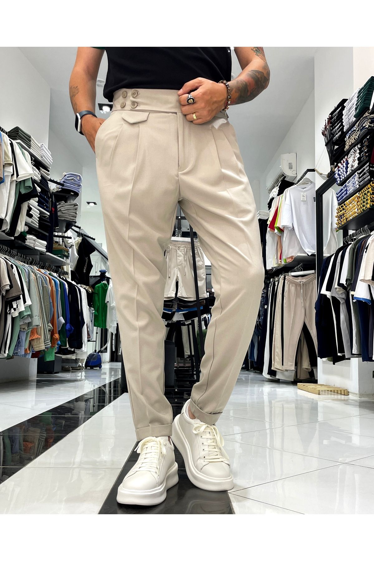 Higo Man Erkek Old Money İtalyan Kesim Pantolon
