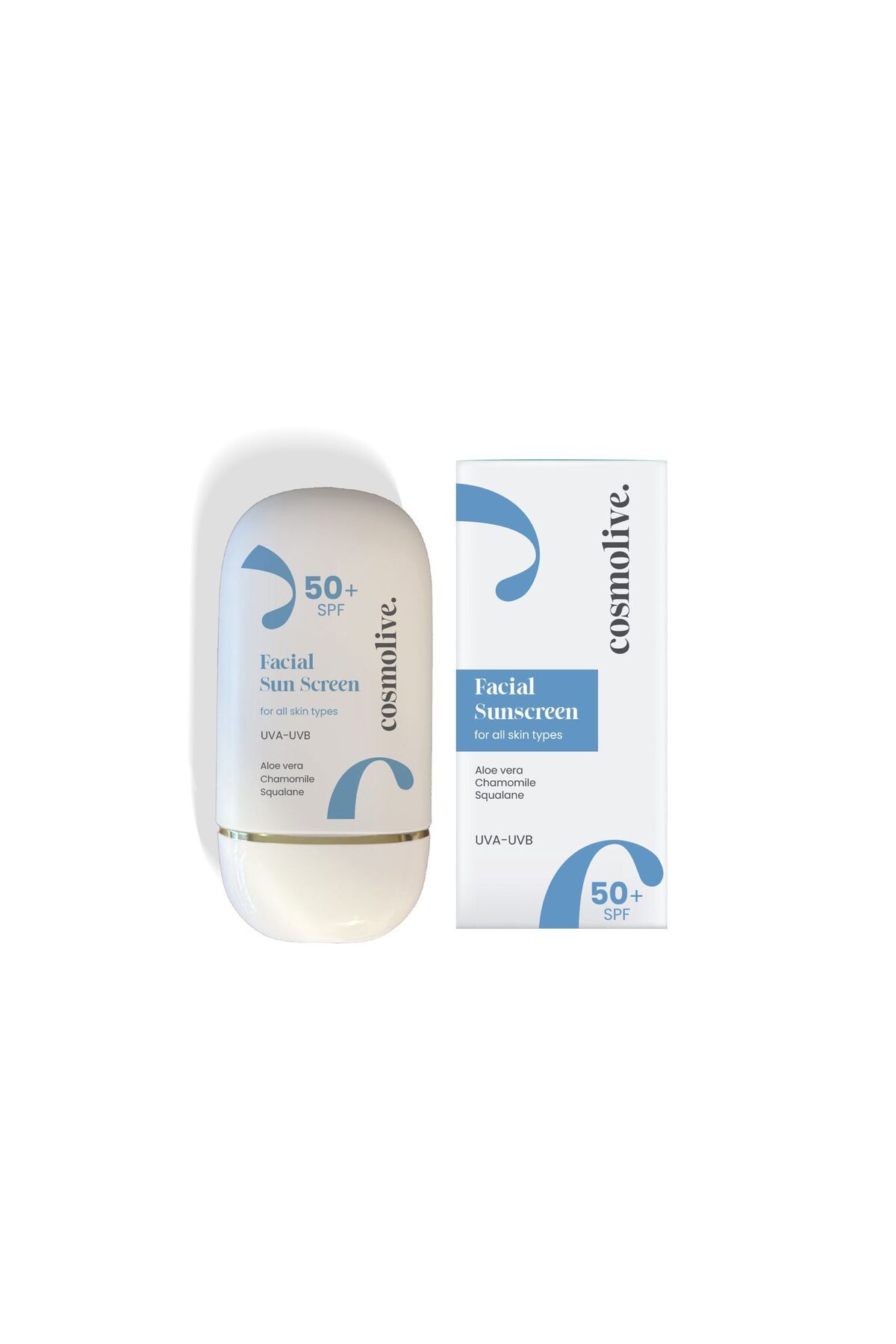 Cosmolive Güneş Kremi %100 Doğal Yüz Spf 5 Yağlı - Kuru - Karma Ciltler Su Bazlı